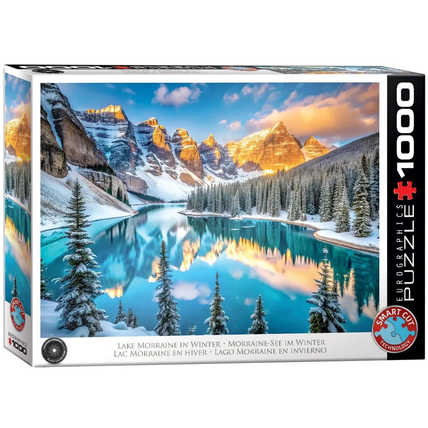 EUROGRAPHICS Puzzle Morraine-See im Winter, 1000 Puzzleteile