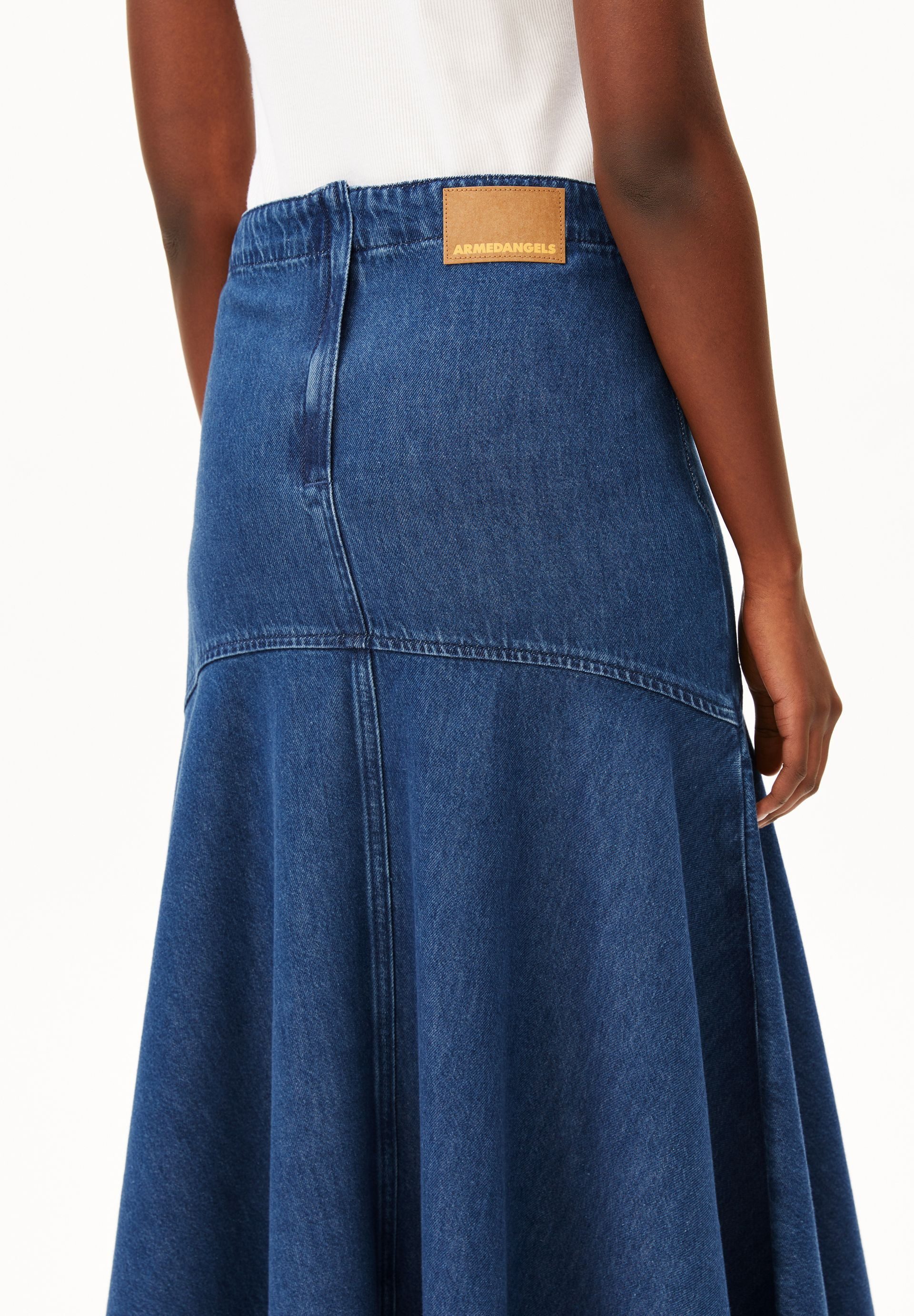 Armedangels Jeansrock DENIM MIDI Bio-Baumwoll Mix Slim Fit