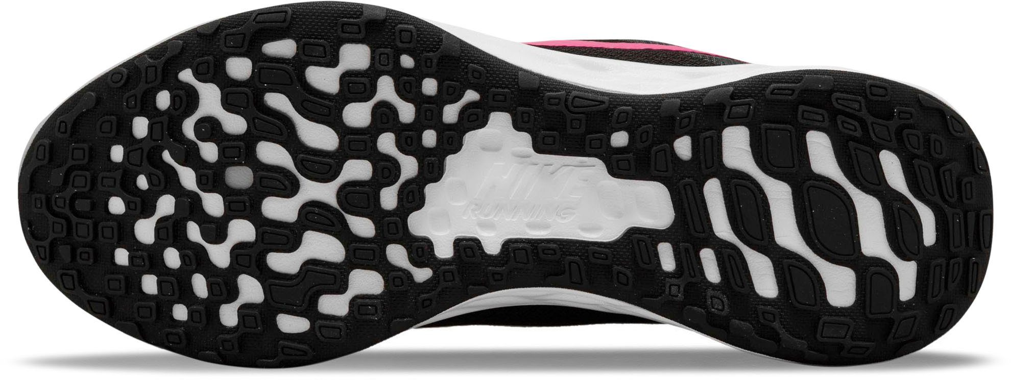 6 Nike schwarz-neonrot Laufschuh REVOLUTION NATURE NEXT