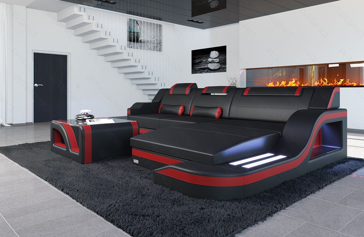 Sofa Dreams Ecksofa Ledersofa Palermo L günstig online kaufen
