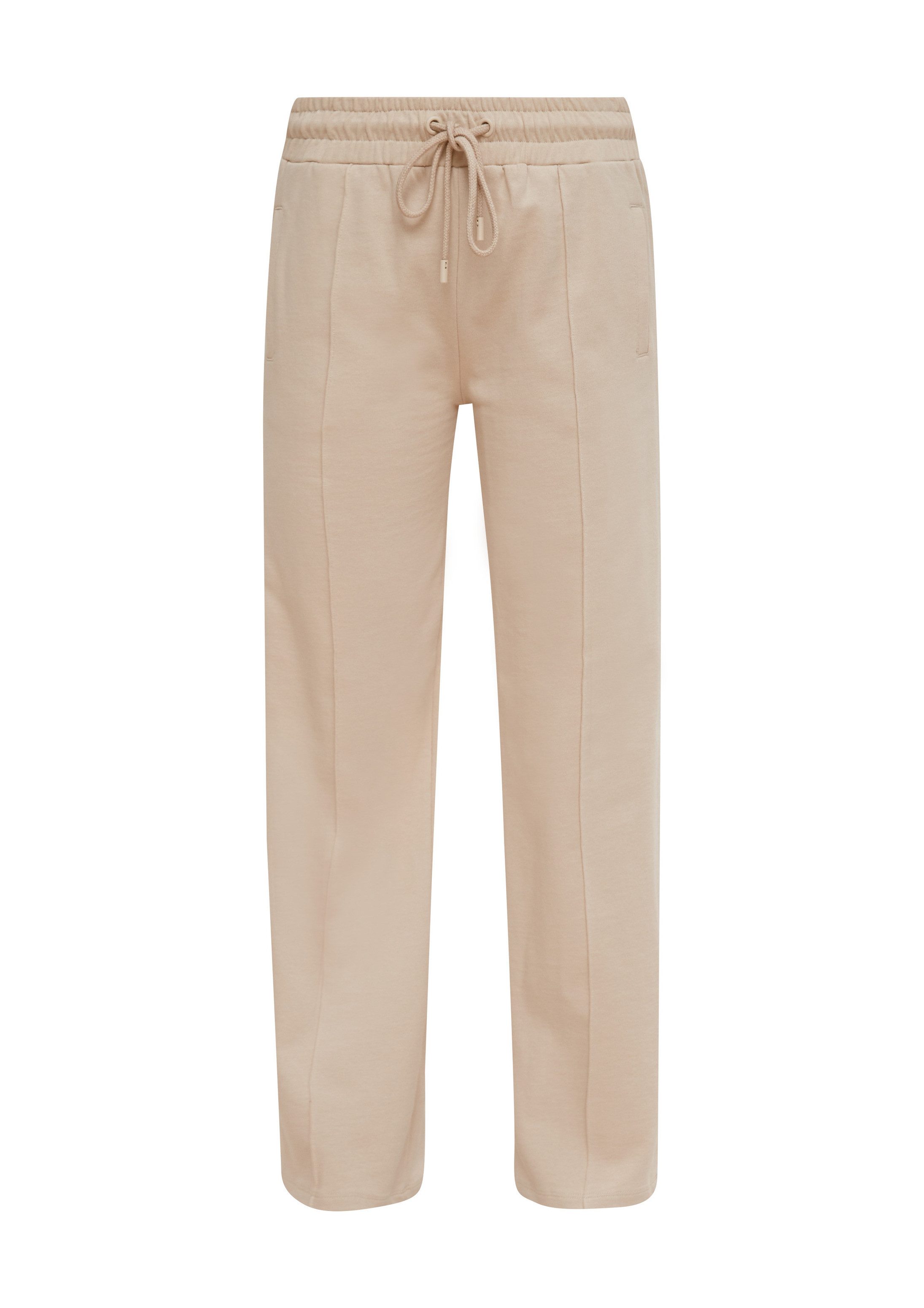 comma Jogginghose Hose Relaxed: Jogpants mit Stickerei