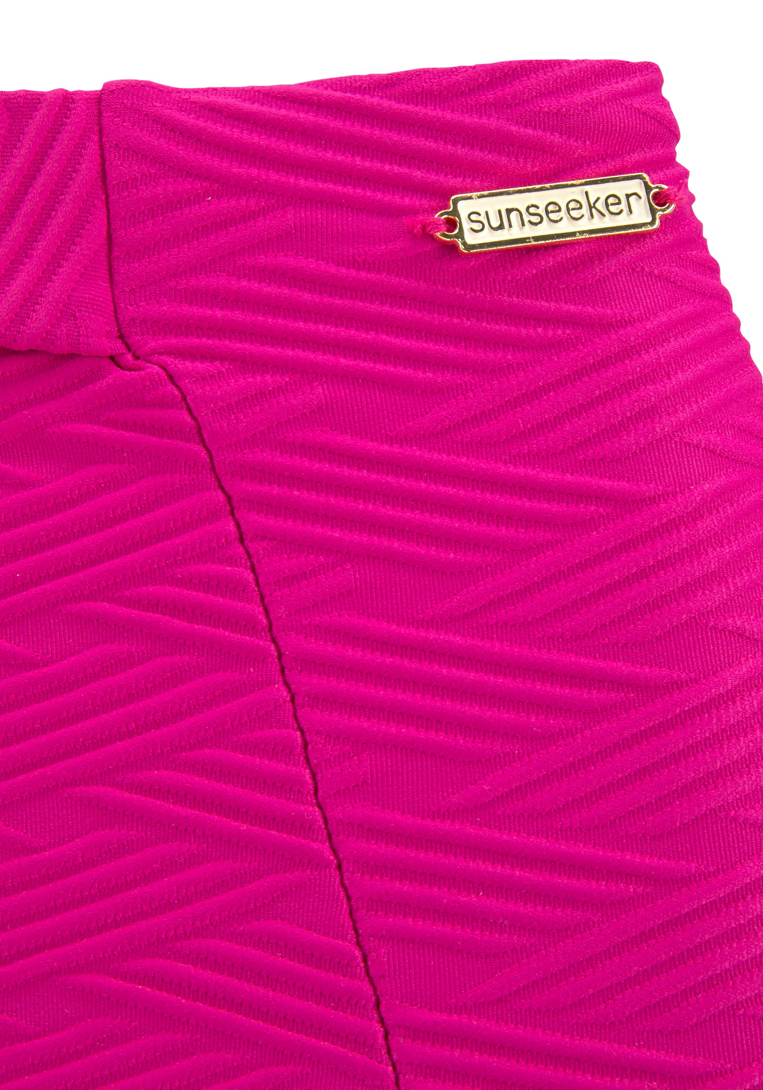 Sunseeker Highwaist-Bikini-Hose Loretta mit Ziergürtel