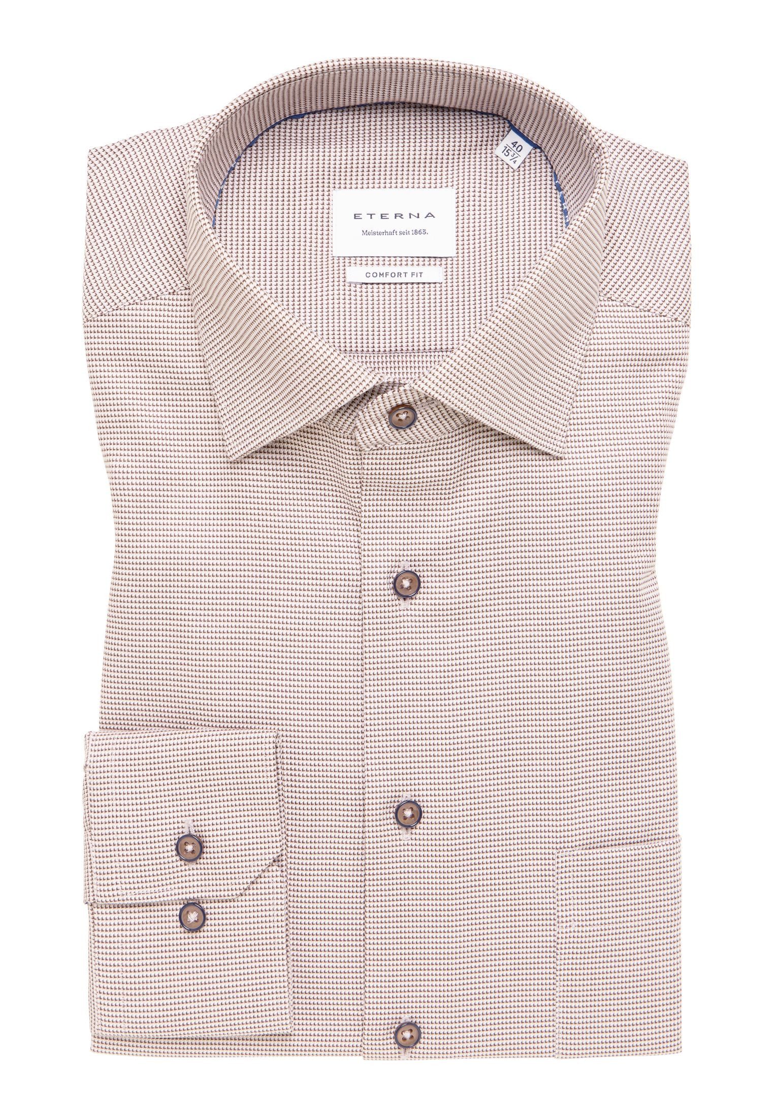 Eterna Langarmhemd "MODERN FIT", NON IRON (bügelfrei) günstig online kaufen