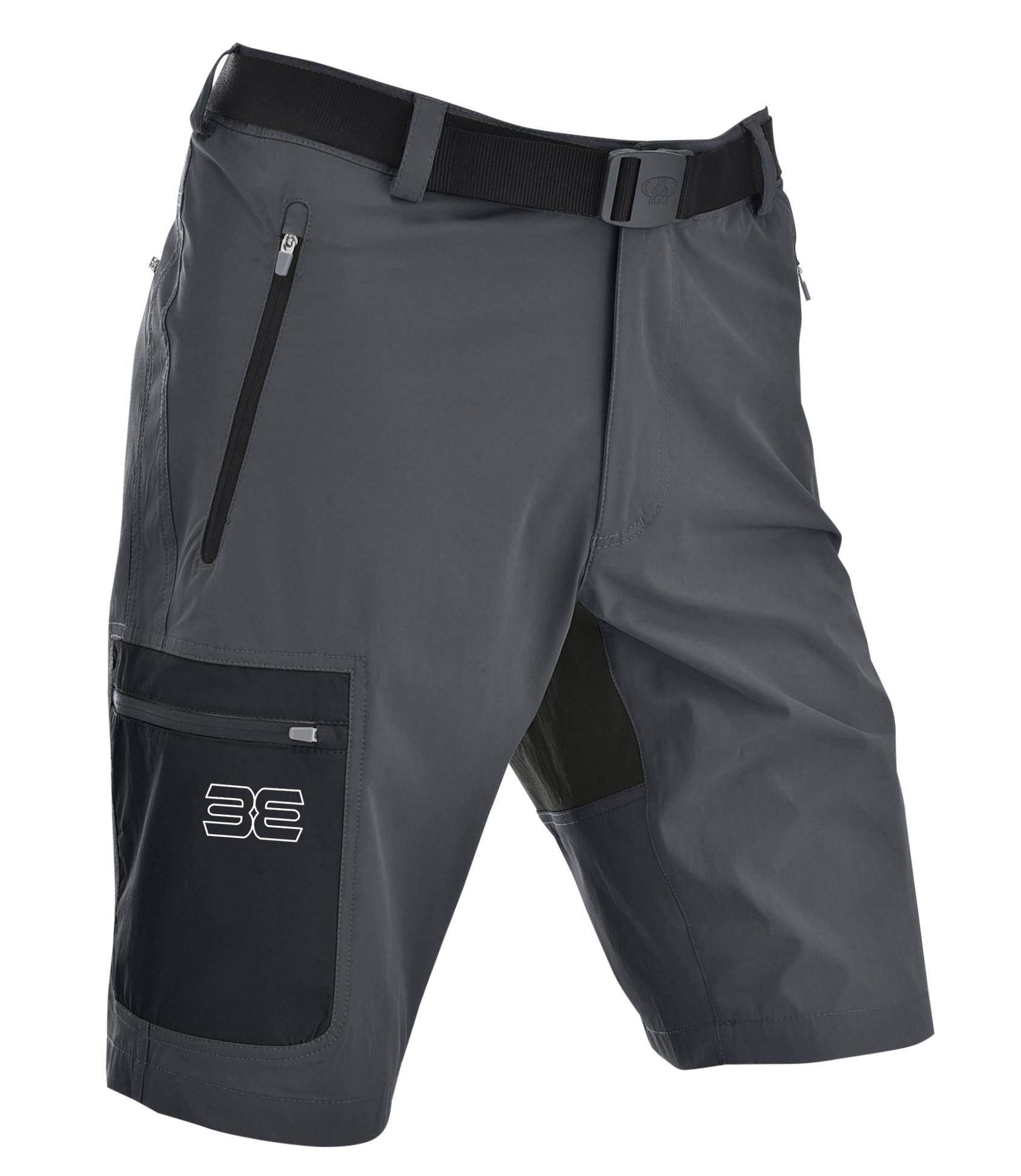 Maul Trekkingshorts Doldenhorn XT - Bermuda elastisch grey/black