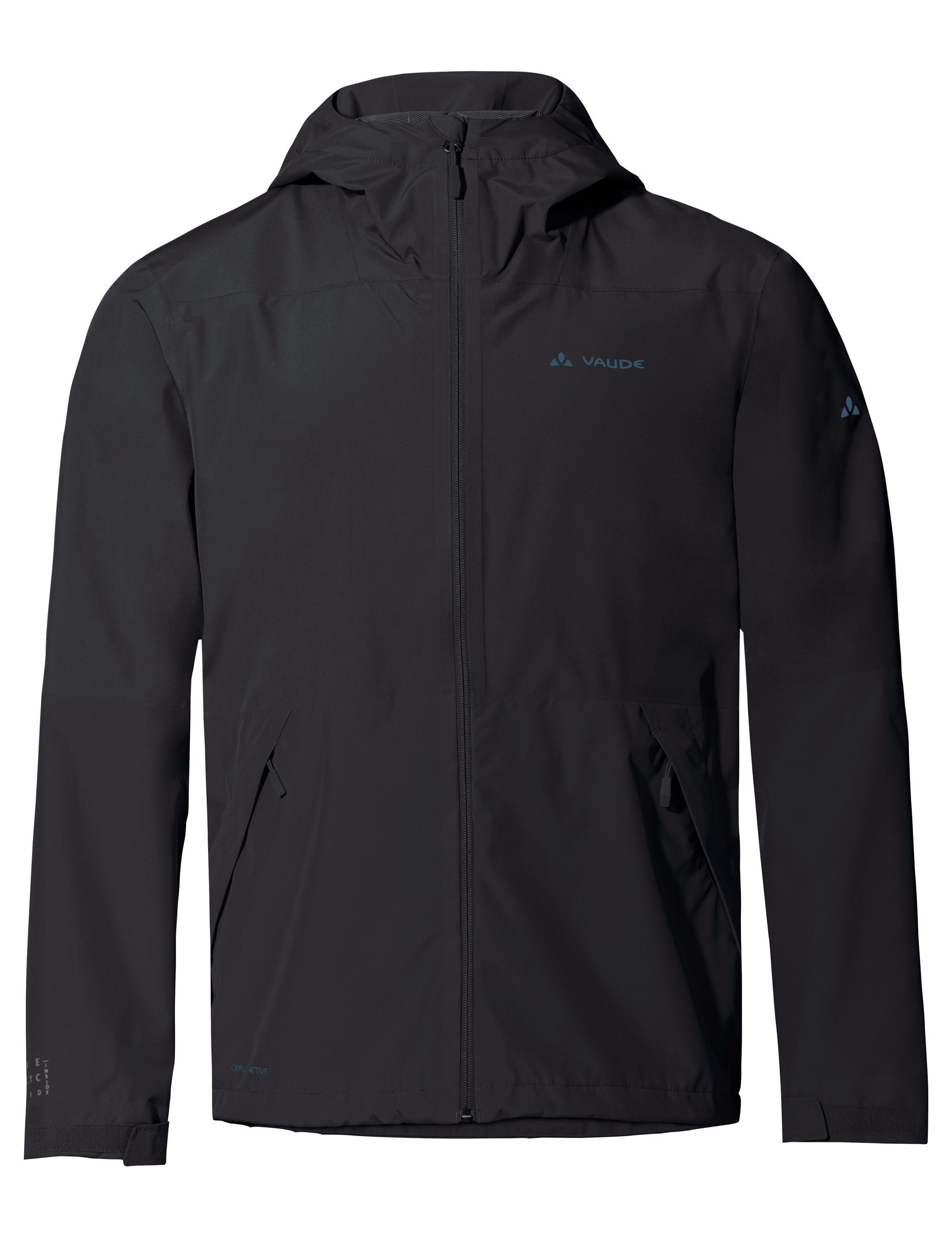 VAUDE Outdoorjacke Men's Neyland 2.5L Klimaneutral Jacket black (1-St) kompensiert