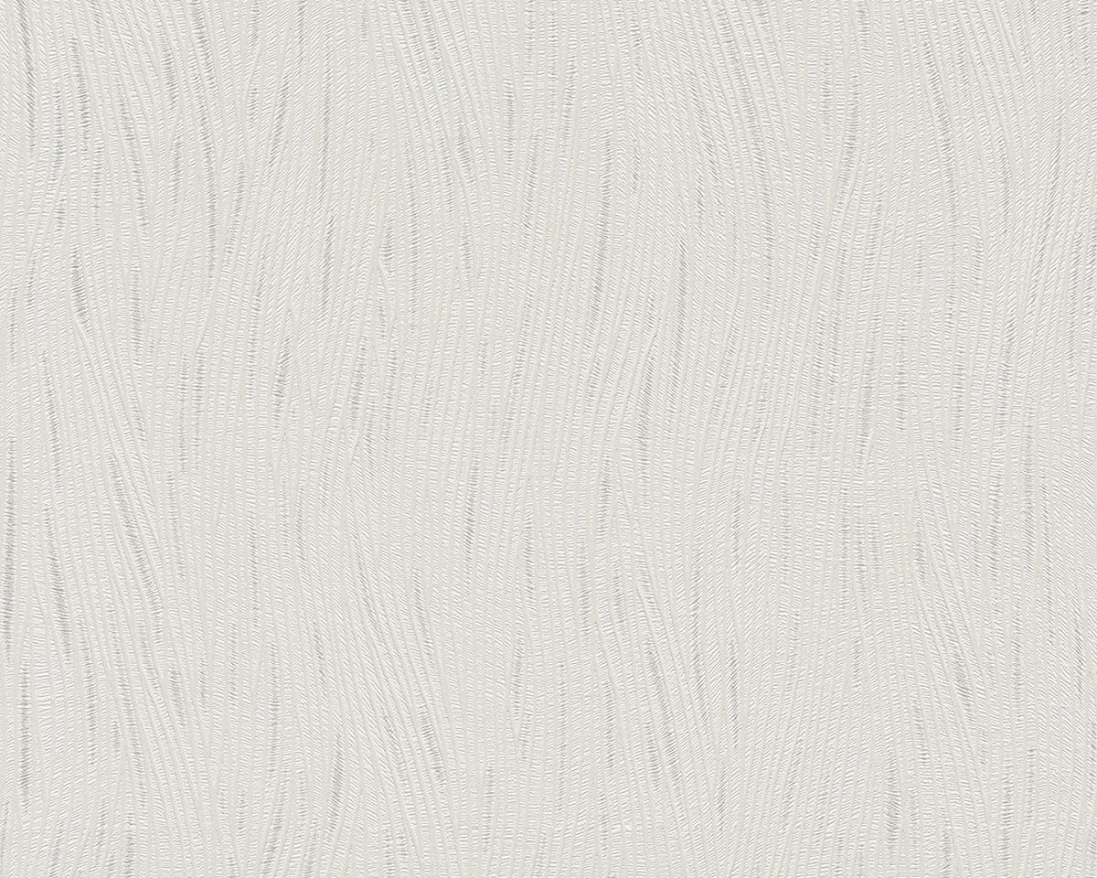 A.S. Création Vinyltapete, Weiß 307354 Tapete Simply White Wandtapete Designtapete Design