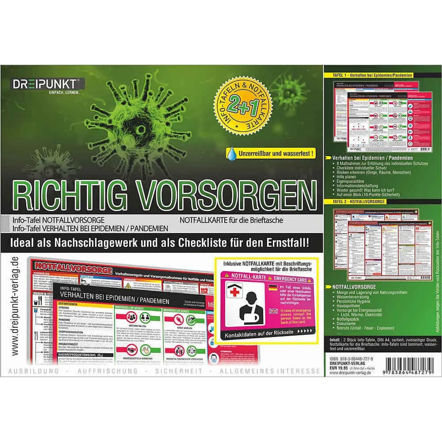 Media Verlag Poster Richtig vorsorgen