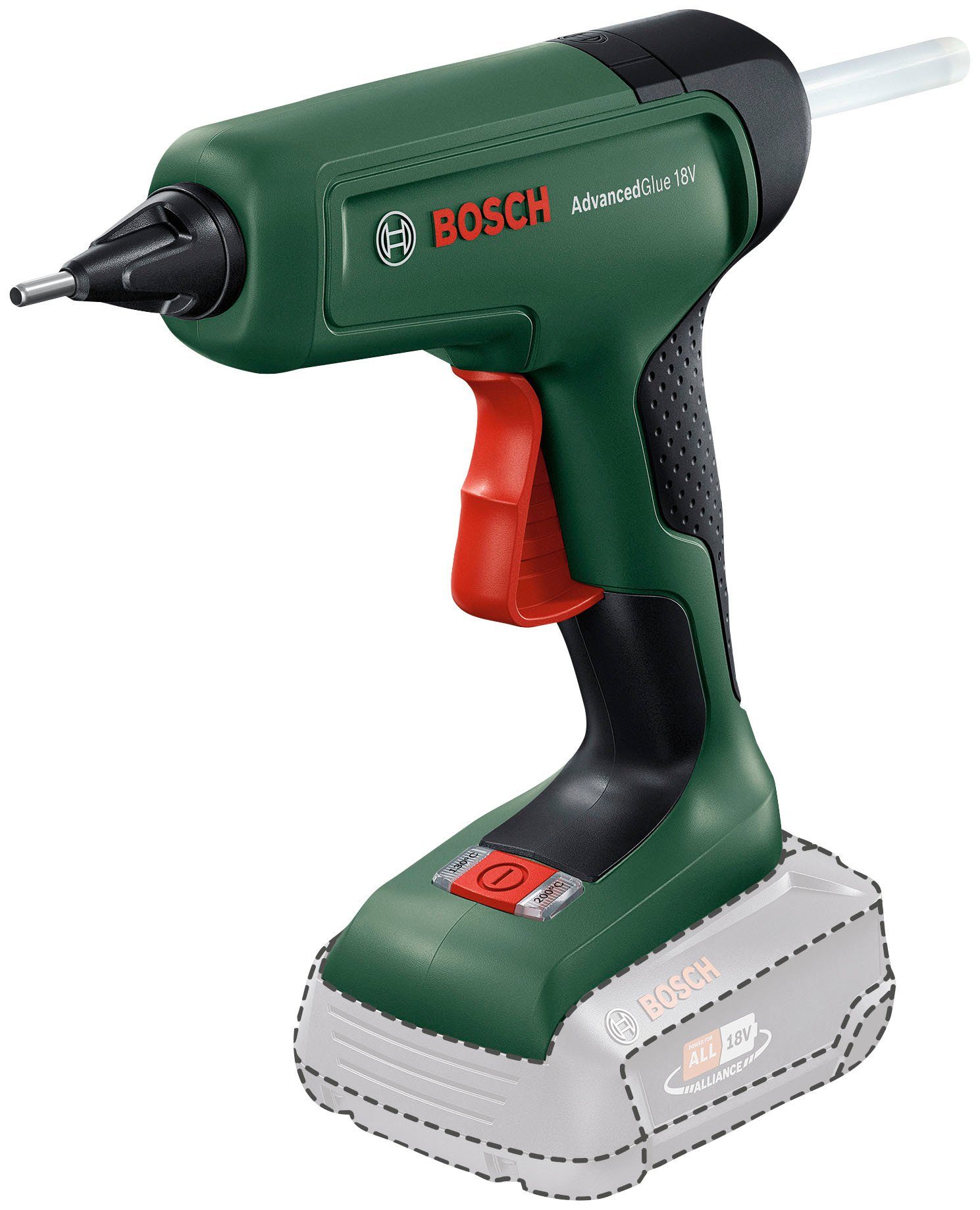 Bosch Home & Garden Heißklebepistole AdvancedGlue 18V Solo, ohne Akku und Ladegerät