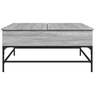 vidaXL Couchtisch Couchtisch Grau Sonoma 95x95x45 cm Holzwerkstoff und Metall (1-St)