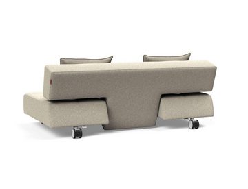 INNOVATION LIVING ™ Schlafsofa Longhorn, Gästebett, Couch, Tagesliege, Bettsofa, Schlaf-, Relax-, oder Sitzposition, Liegefläche 140x200 cm