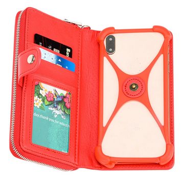 K-S-Trade Handyhülle für Xiaomi Redmi 8, 2in1 Schutzhülle Portemonnee Handyhülle mit Bumper Hülle Case