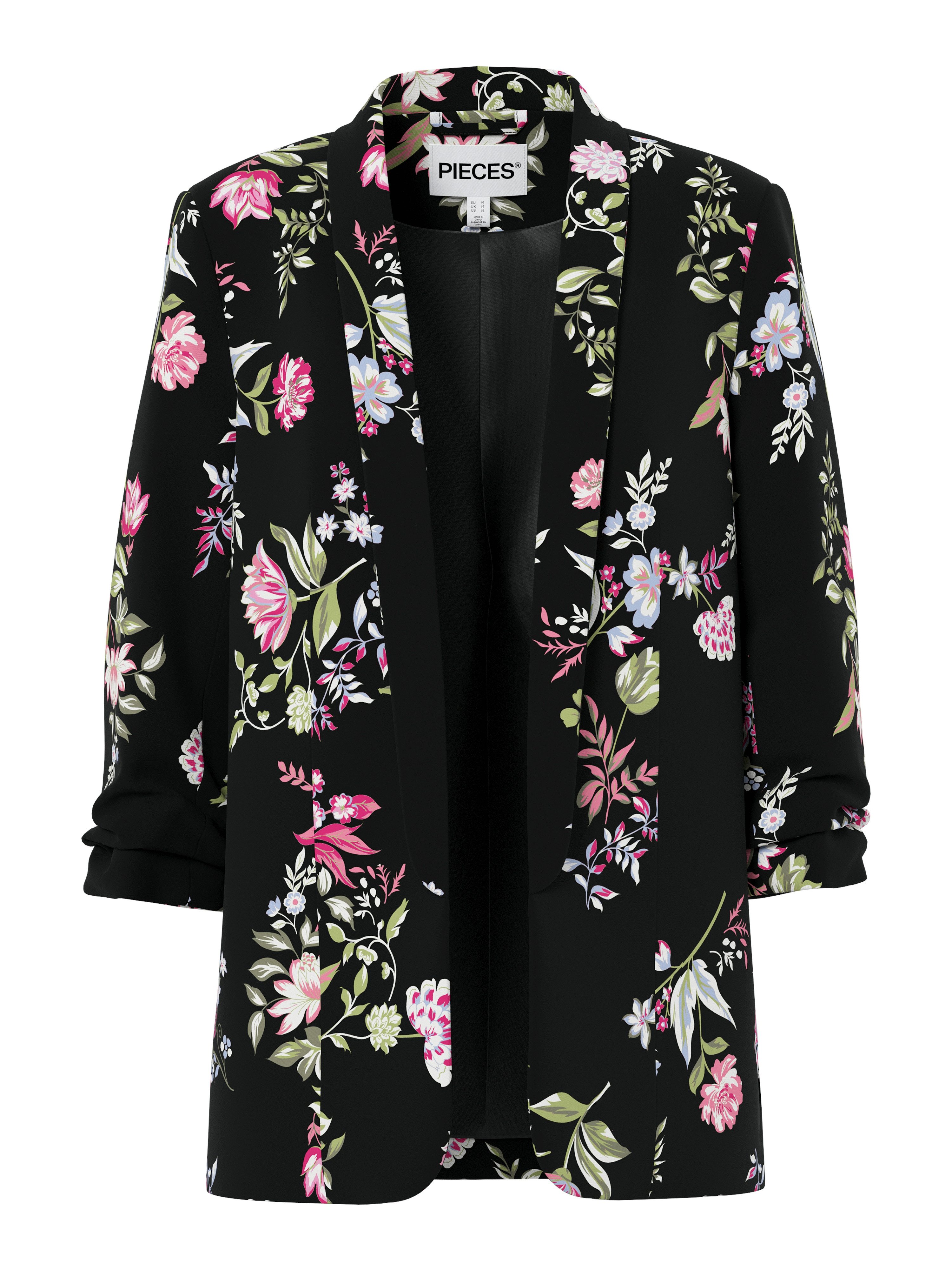 Black AOP:FLOWER
