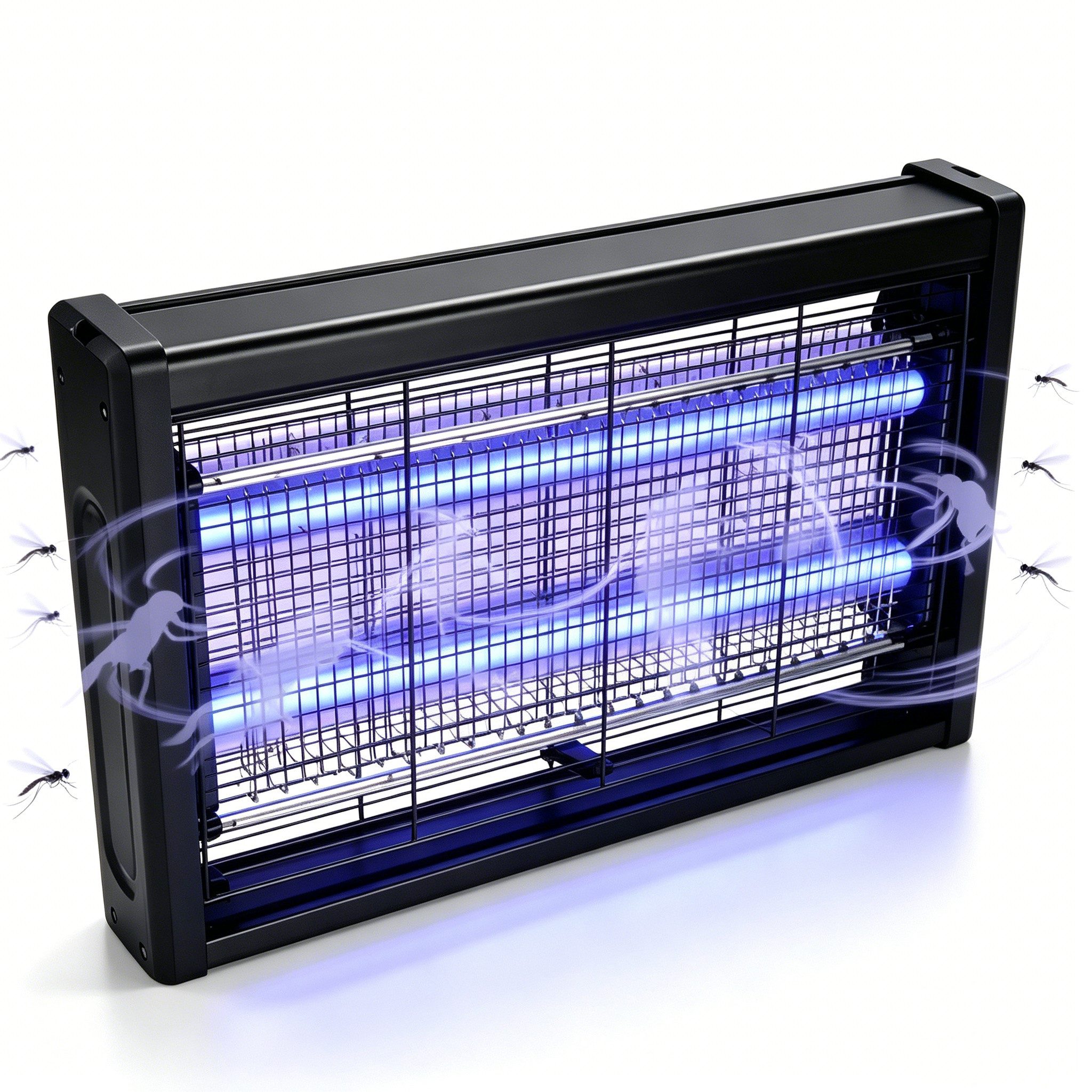 ibettertec Insektenvernichter Elektro UV LED Mückenlampe 40W mit 365nm Wellenläng, Insektenvernichter für Haushalt, Gastronomie,Werkstatt und Tierhaltung