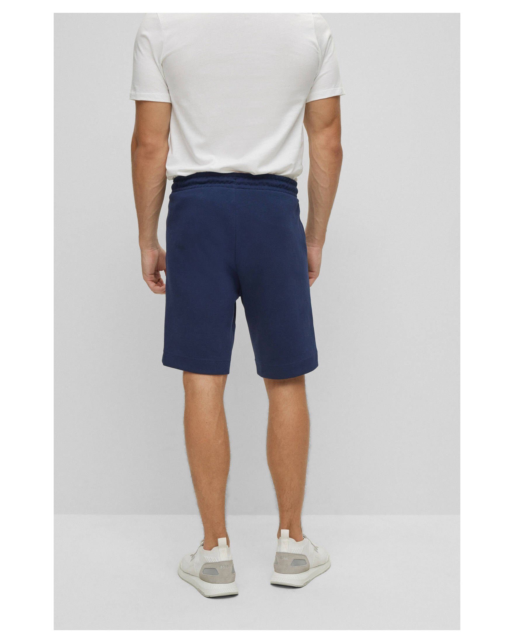 Sweatshorts HEADLO Shorts CURVED (236) (1-tlg) navy BOSS Herren