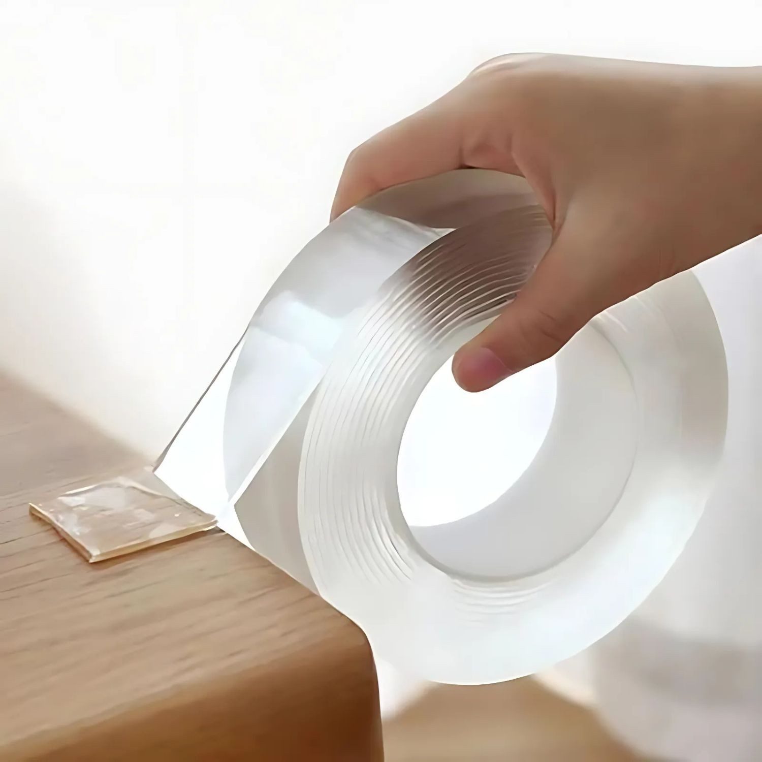 Doppelklebeband 10m-5m Doppelseitiges Klebeband Nano Klebe beidseitig Tape extra stark