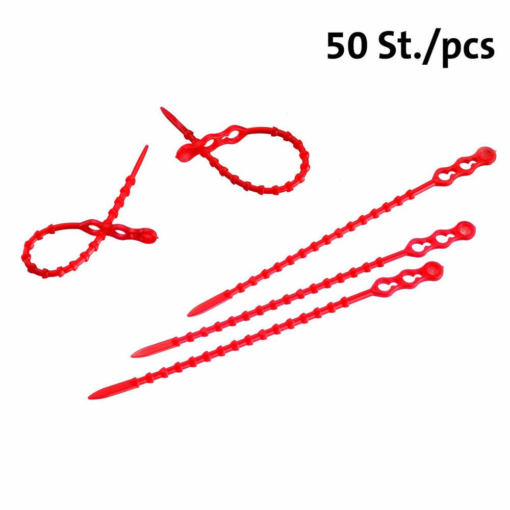 WESTMARK Rouladenklammer 50 Blitz-/Universalbinder, wiederverwendbar, Länge: 12 cm, Kunststoff, wiederverwendbar, Made in Germany, BPA-frei