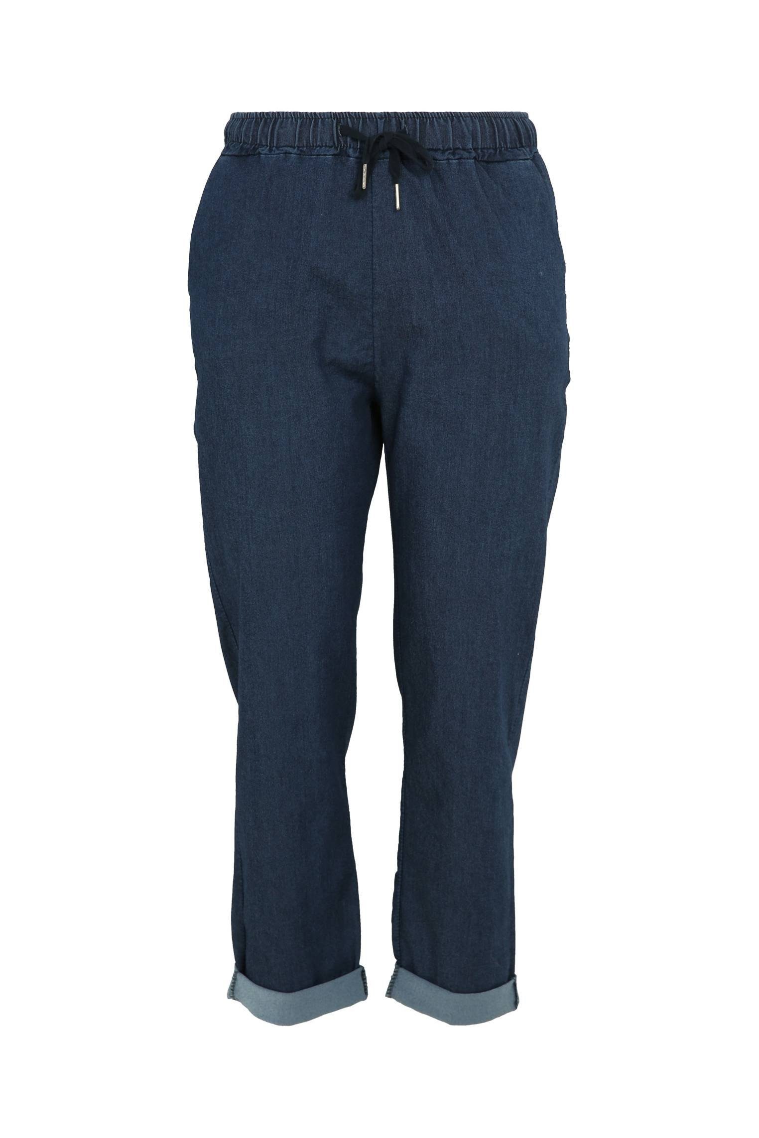 Unifarbene 5-Pocket-Jeans Paprika 7/8-Chinohose