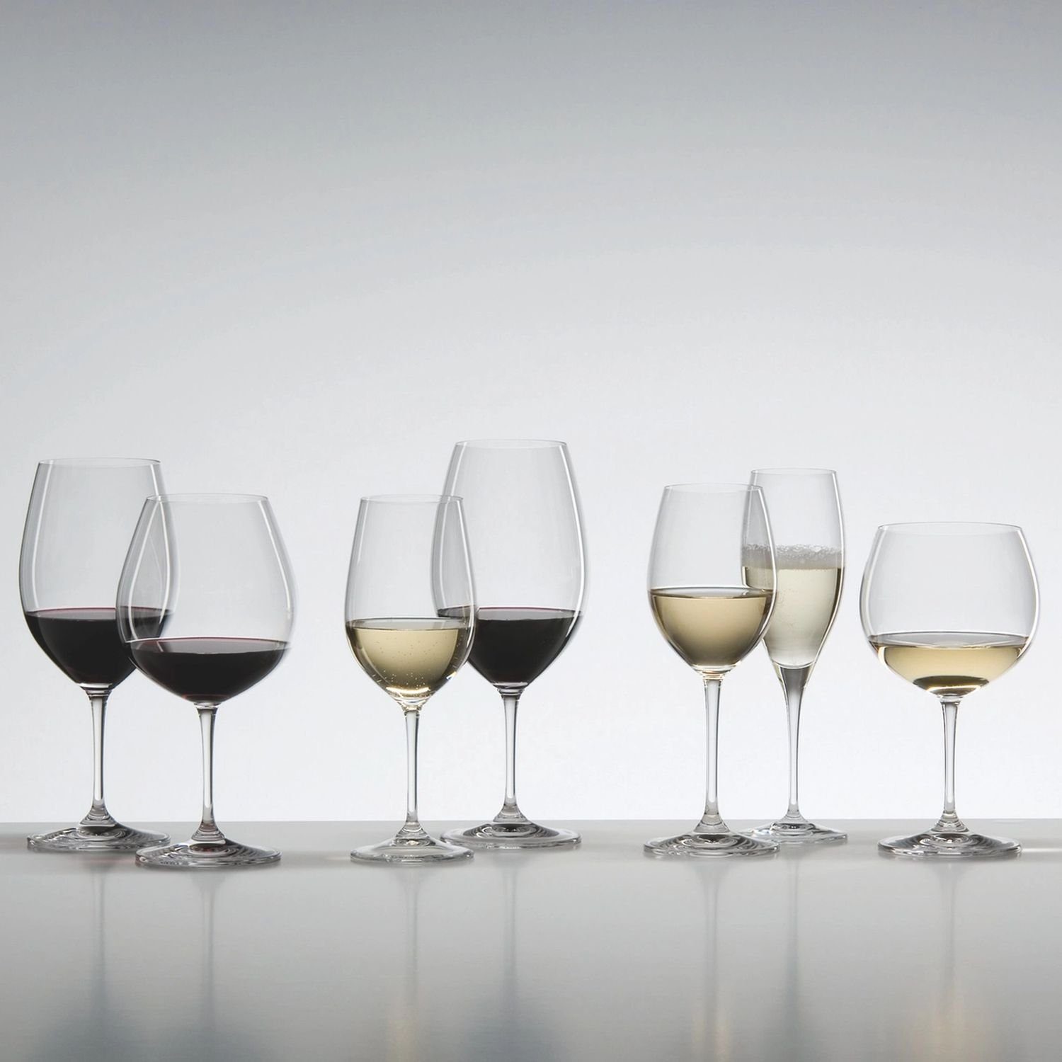 RIEDEL Glas Weinglas Vinum Viognier 4er Kristallglas, Chardonnay, Set