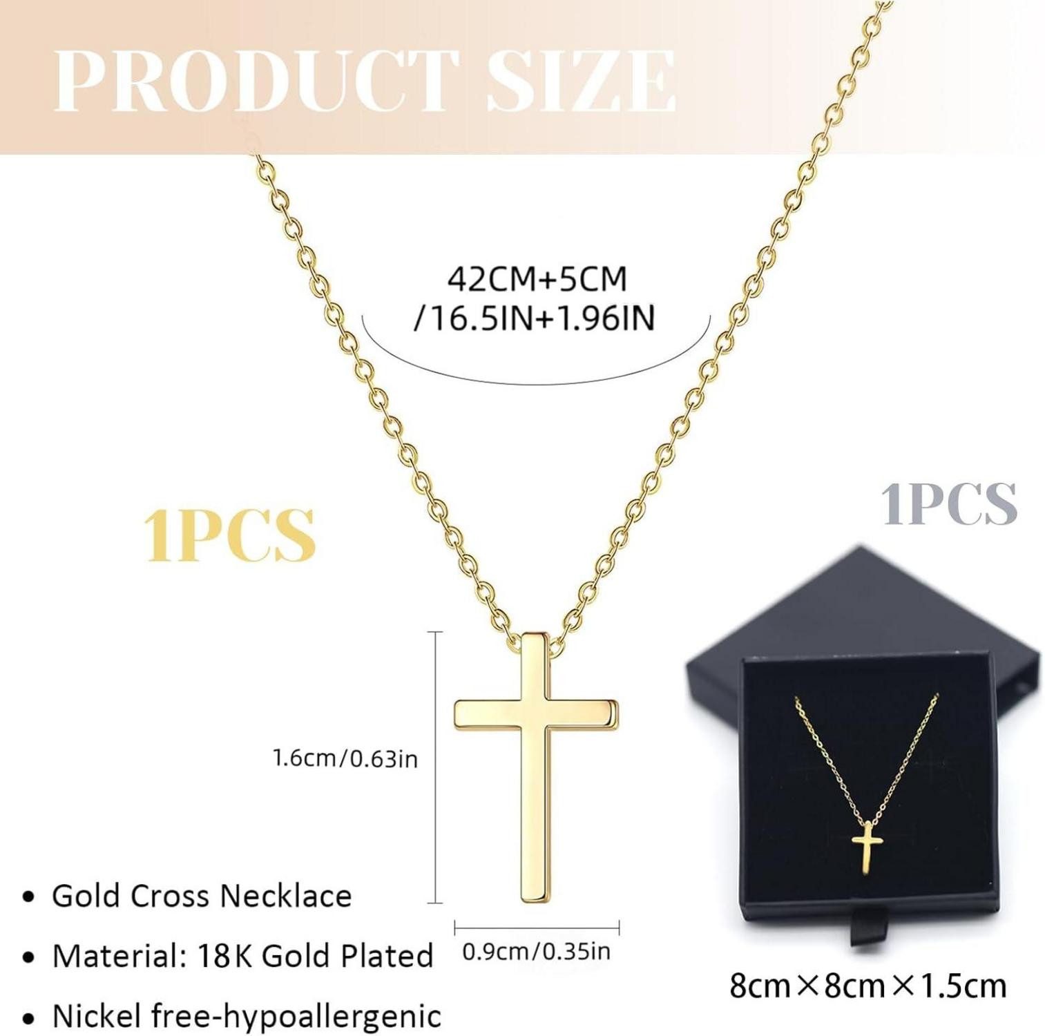 LuxusKollektion Kette und Anhänger Set Kreuz-Halskette günstig online kaufen