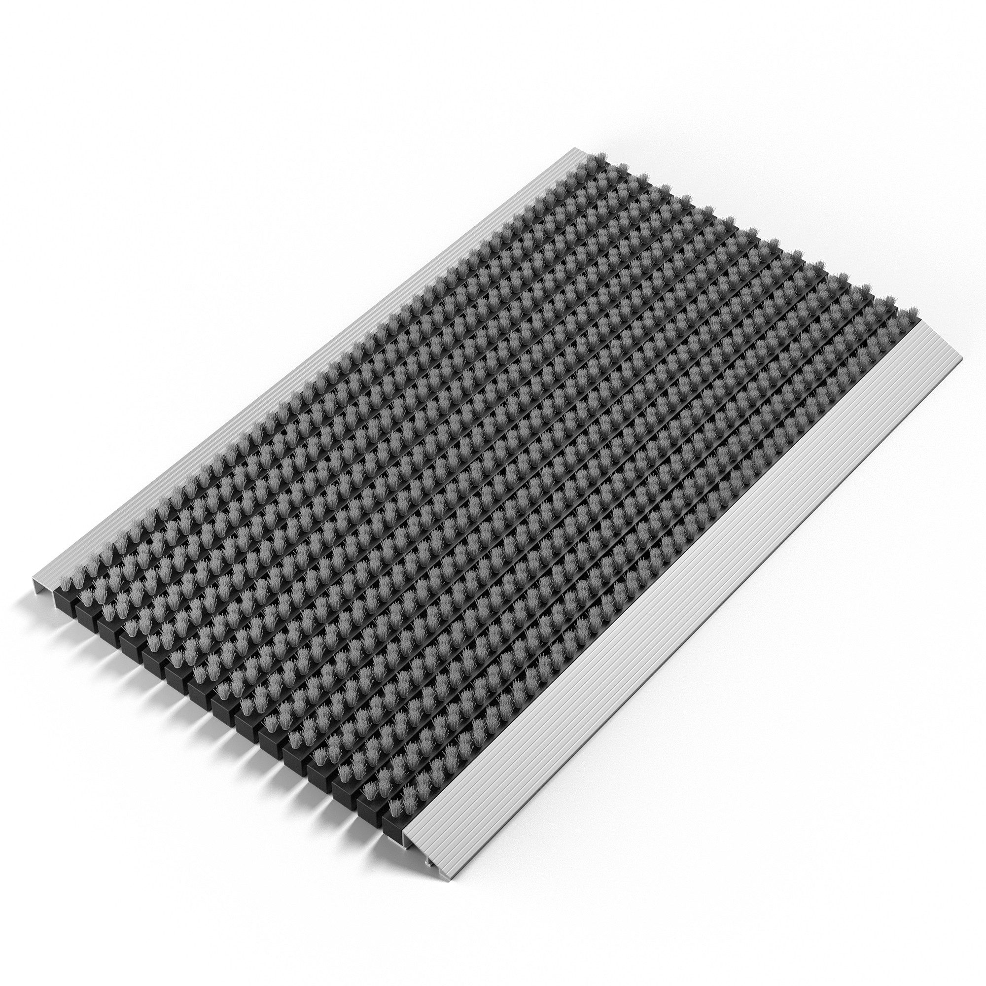 WEST & EAST Fußmatte mit Bürsten für draußen, schwarz Schmutzfangmatte, Sch günstig online kaufen