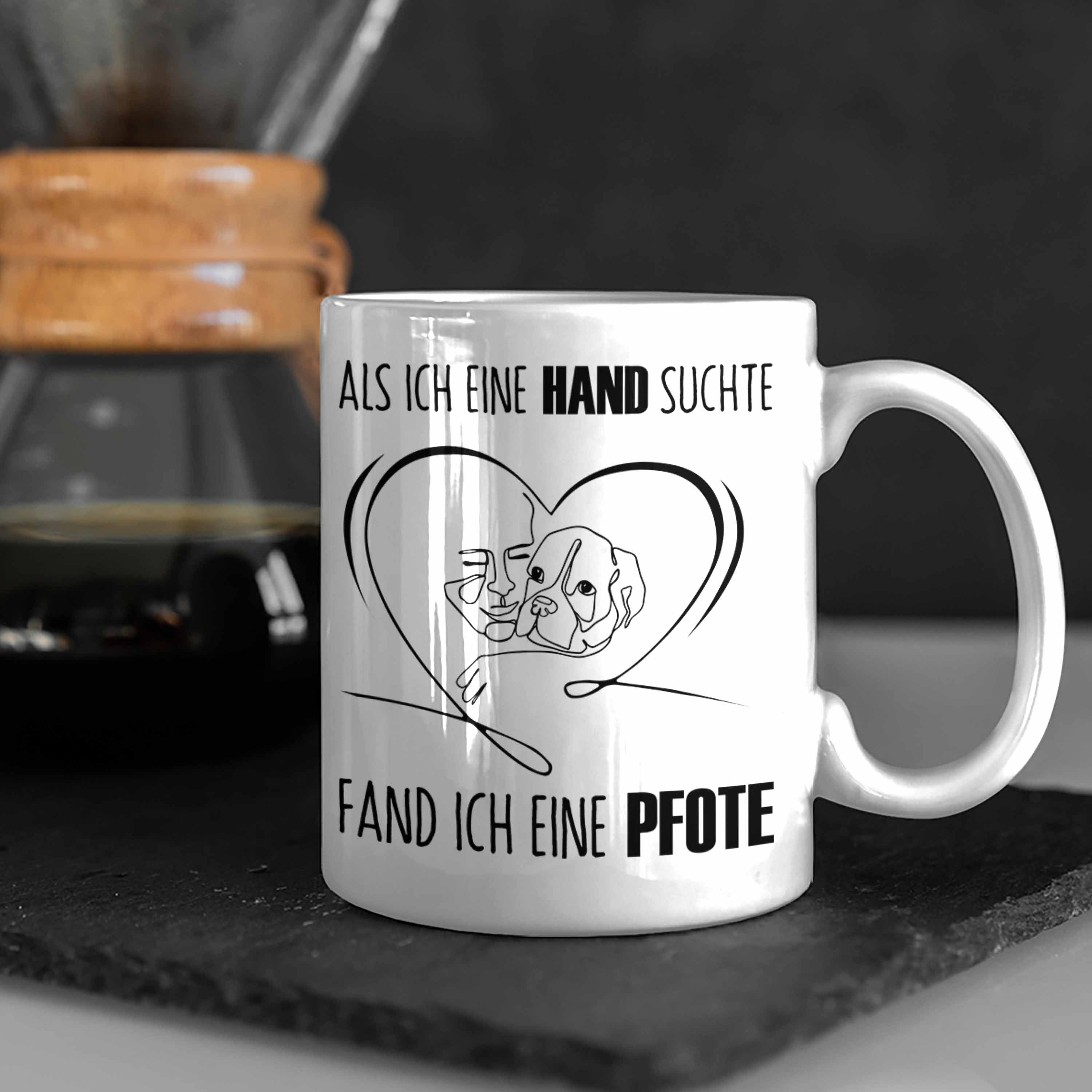 Fand Spruch Weiss Suchte Liebhaber Hunde Tasse Ich Eine Als I Trendation Geschenk Tasse Hand