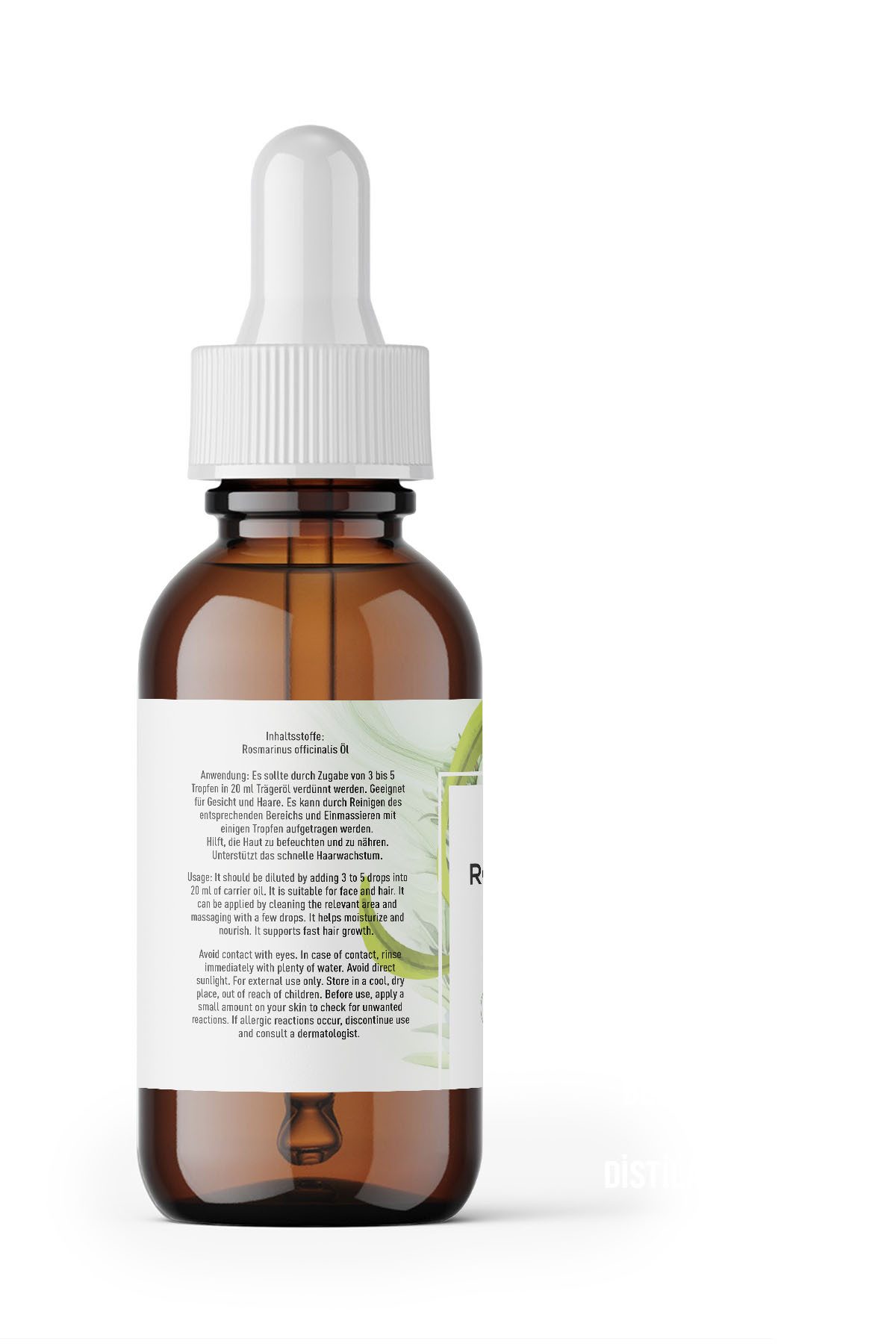 Herbs Cosmetica Haaröl Rosmarinöl – 100 % natürlich, rein & vegan, Haut & Haarpflege, 30 ml, vegan tierversuchsfrei ohne Zusätze ohne synthetische Duftstoffe
