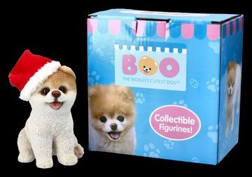 Figuren Shop GmbH Tierfigur Hunde Figur - Christmas Boo - Weihnachten Tier Deko