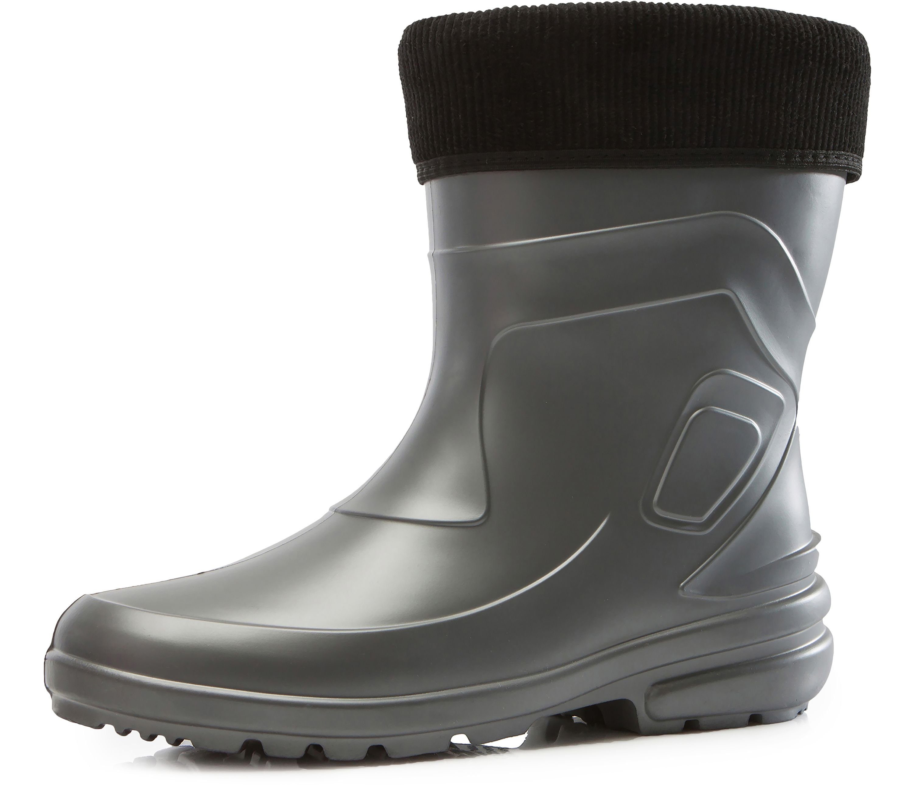 Ladeheid Gummistiefel Damen Gummistiefel Thermo LA-800-2017 Grau/Schwarz federleicht EVA