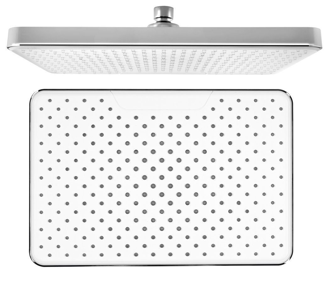 Sapho Kopfbrause Kopfbrause, 205x305mm, Silikondüsen, ABS / Chrom, Sapho-SK152
