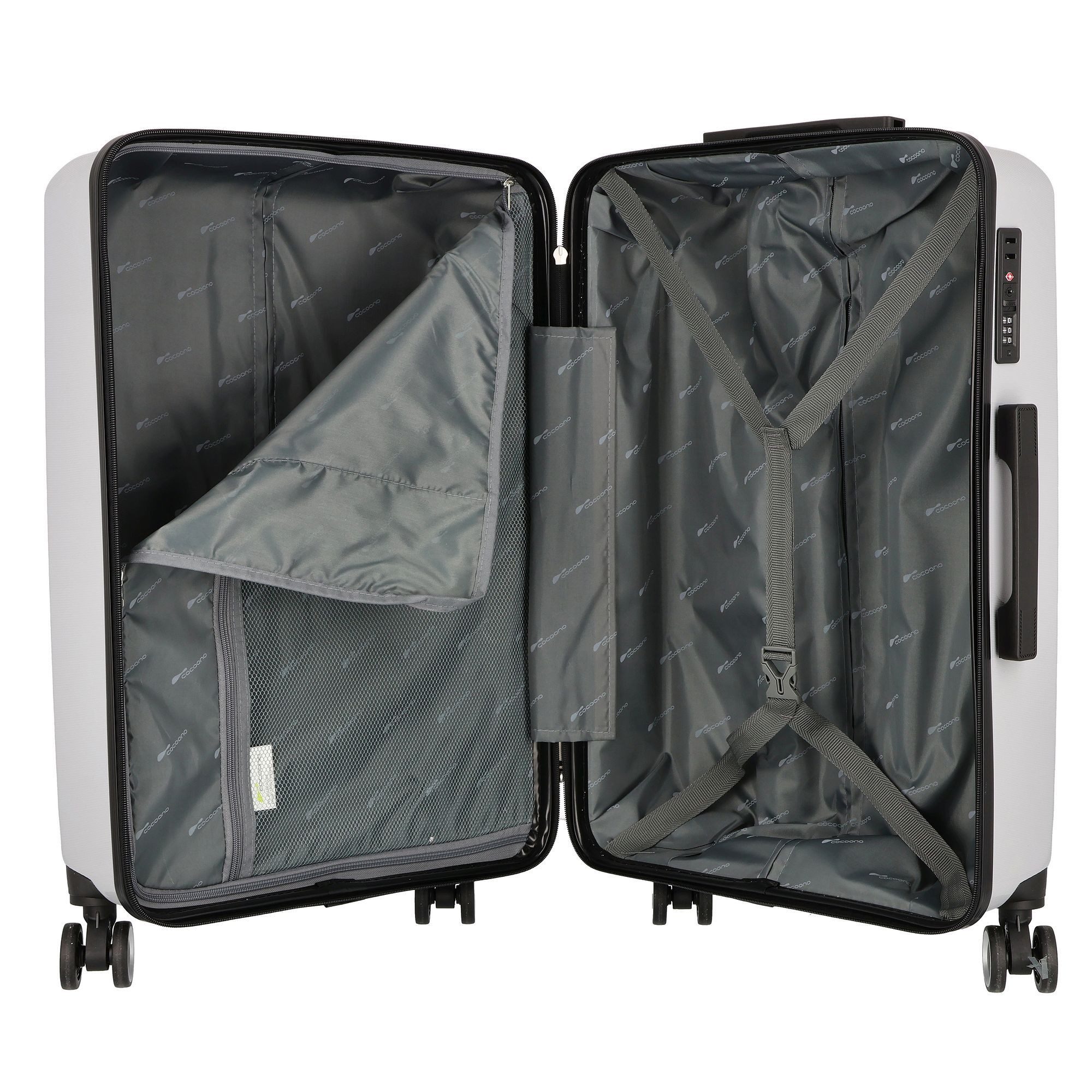 cocoono Hartschalen-Trolley Madrid, 4 Rollen, Polypropylen