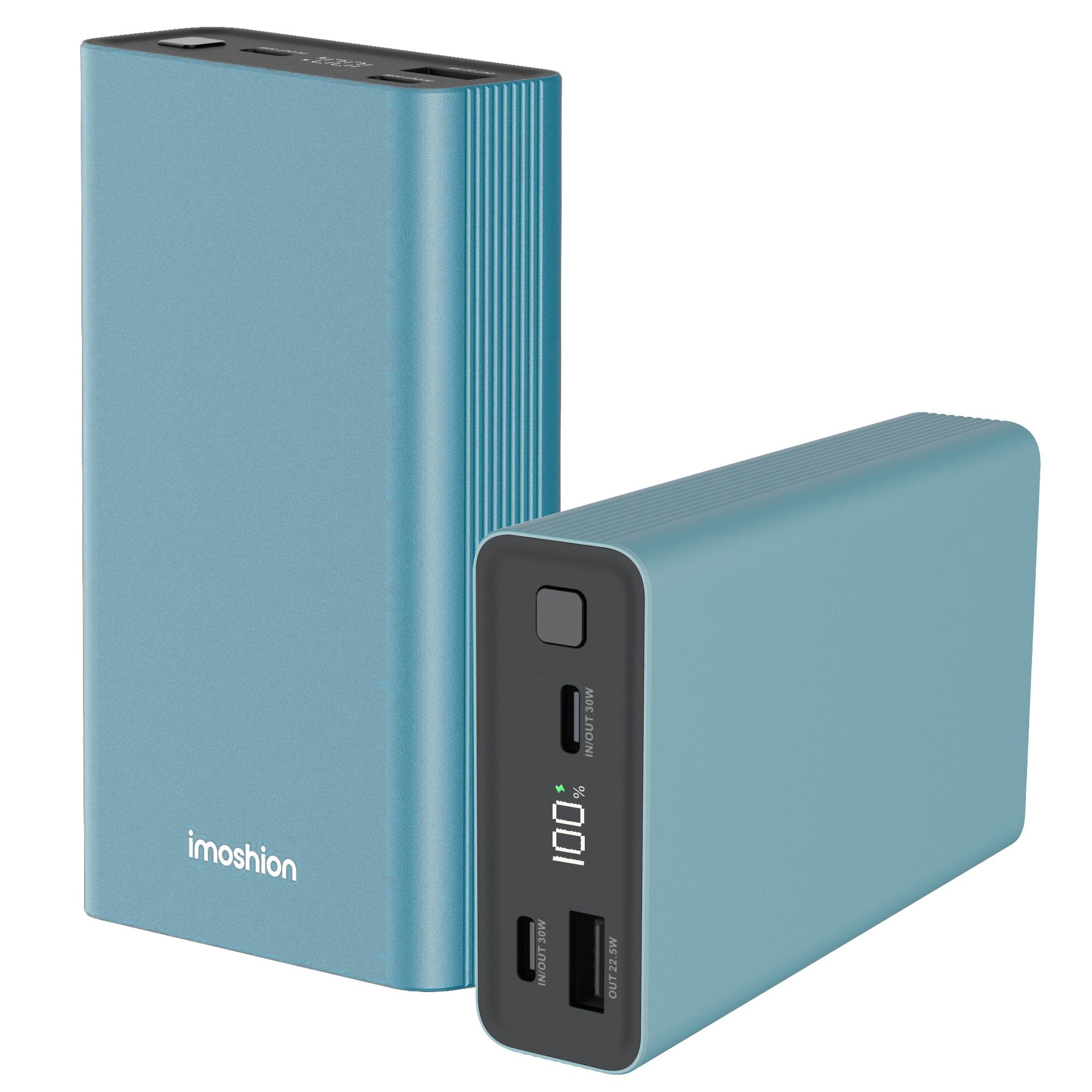 imoshion imoshion Ultra Series Aluminium Powerbank 20.000 mAh - Schnellladen bi Powerbank (1 St)