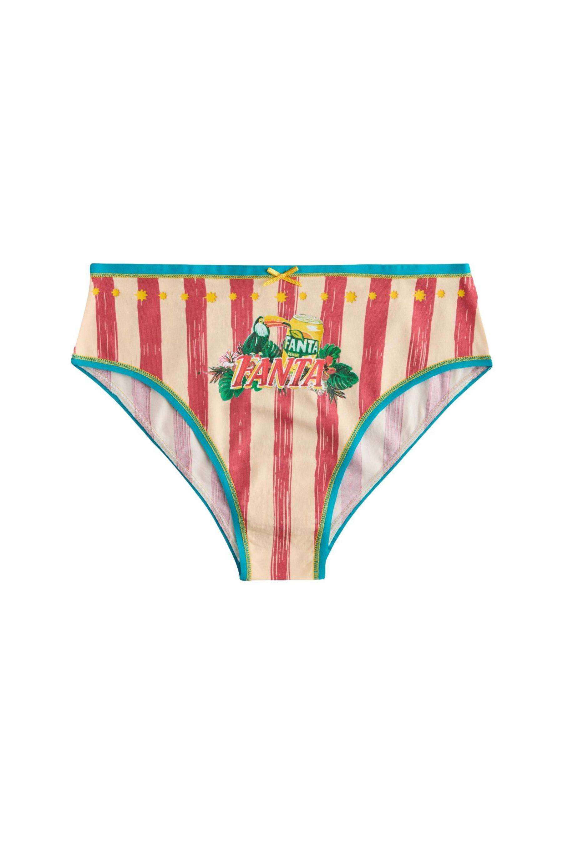 Next Taillenslip Baumwoll-Slip mit hohem Bund und hohem Bein, Fanta (1-St)