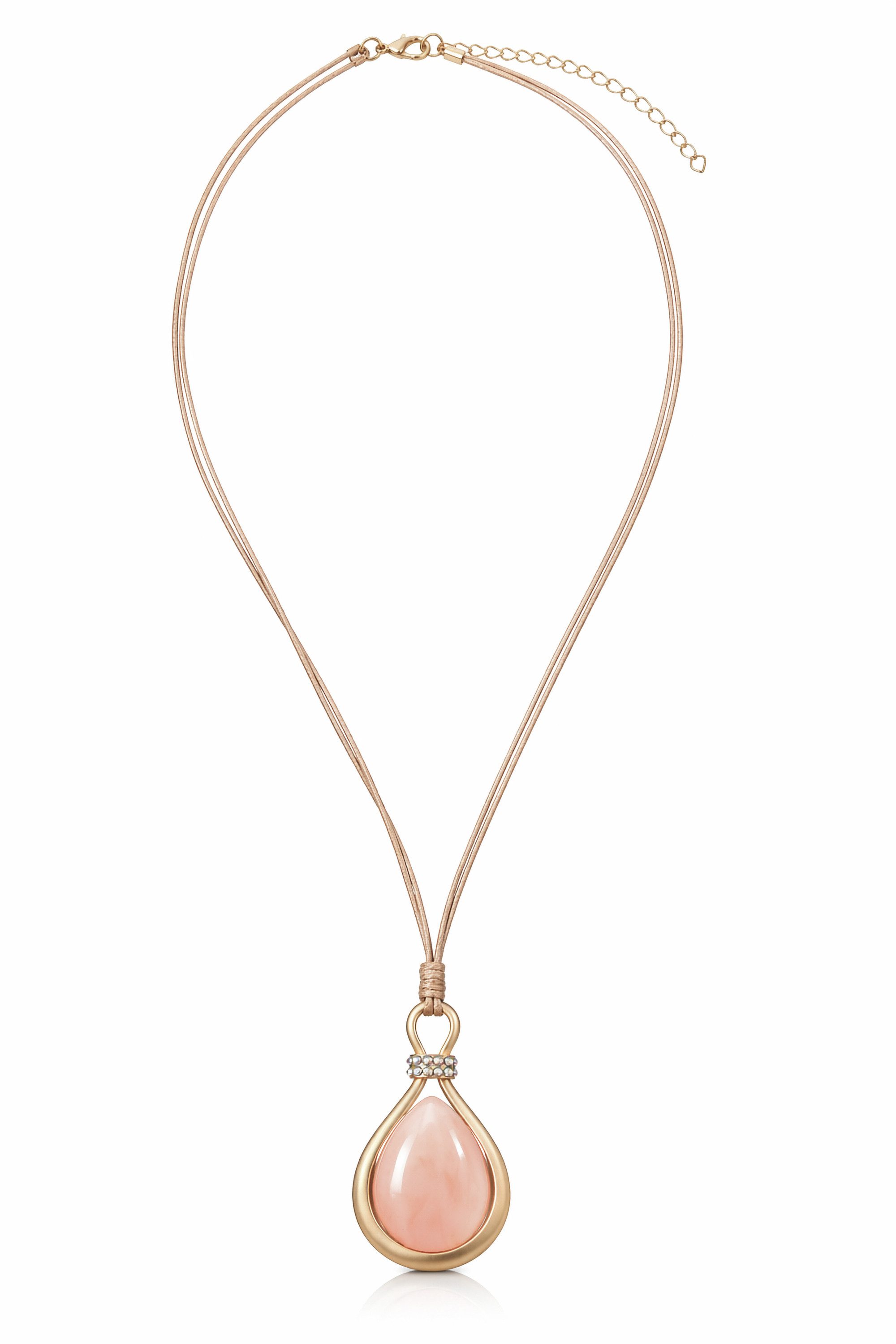 Lange Kette Rosa