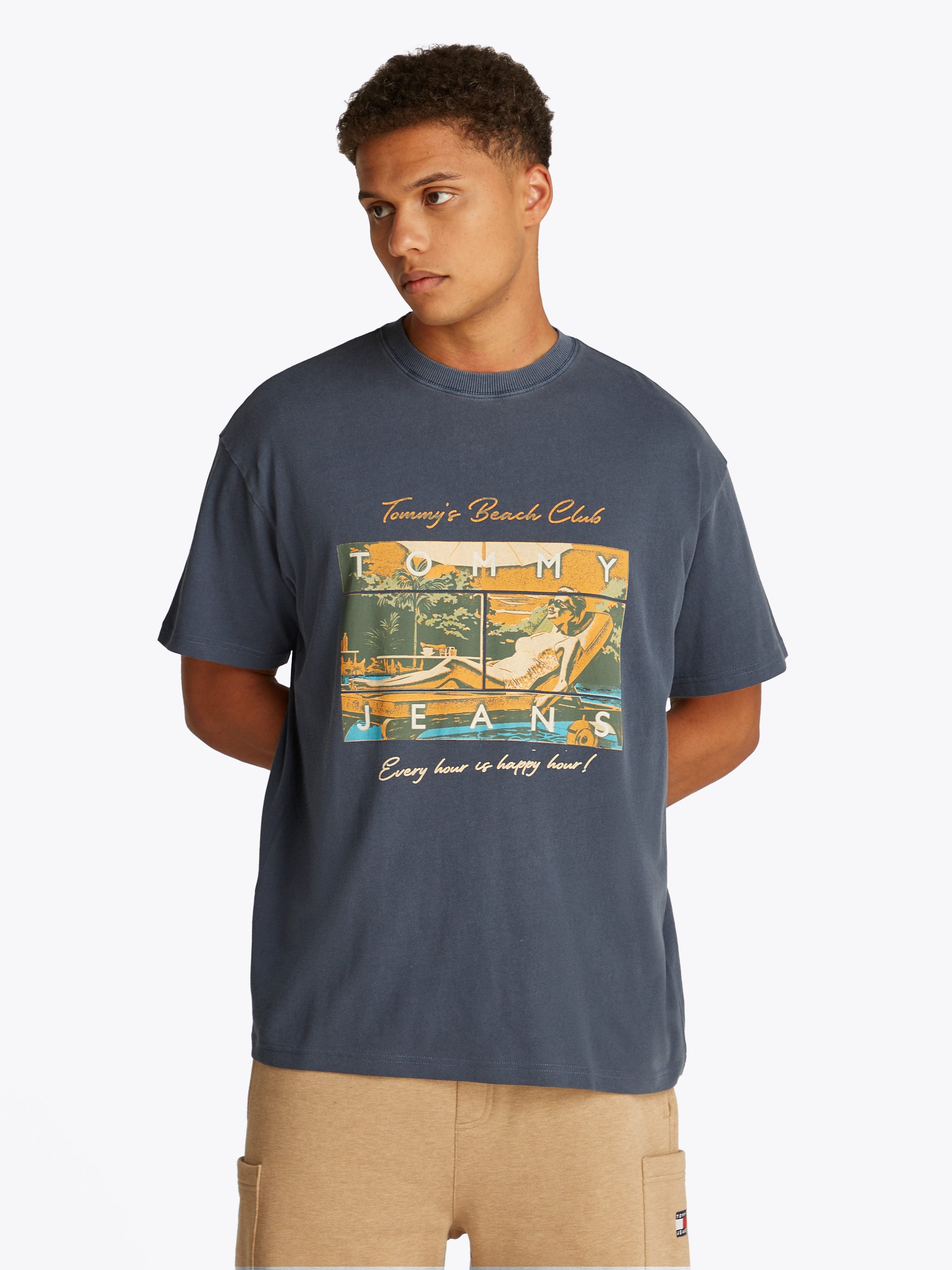 Tommy Jeans T-Shirt TJM RLX BEACH CLUB GRAPHIC TEE günstig online kaufen
