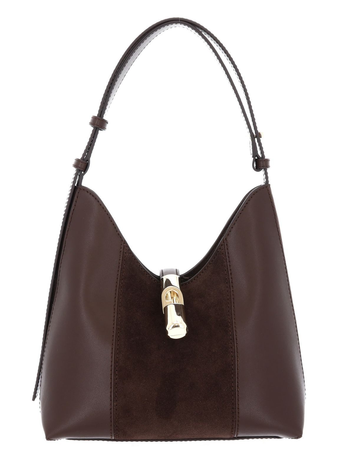 Furla Schultertasche Hobo, aus echtem Leder