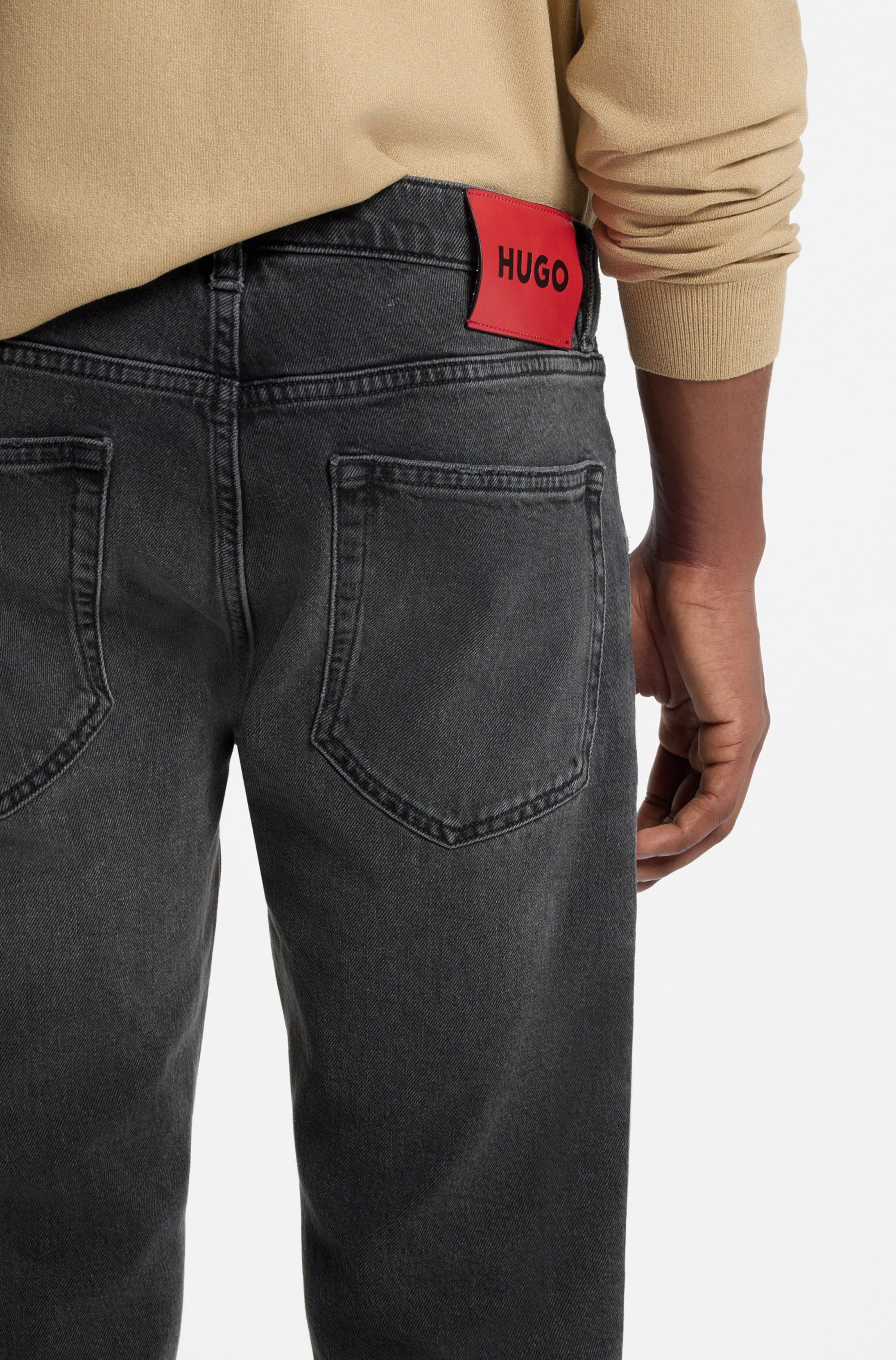 HUGO Slim-fit-Jeans HUGO 734 aus Stretch-Denim, extra schmal