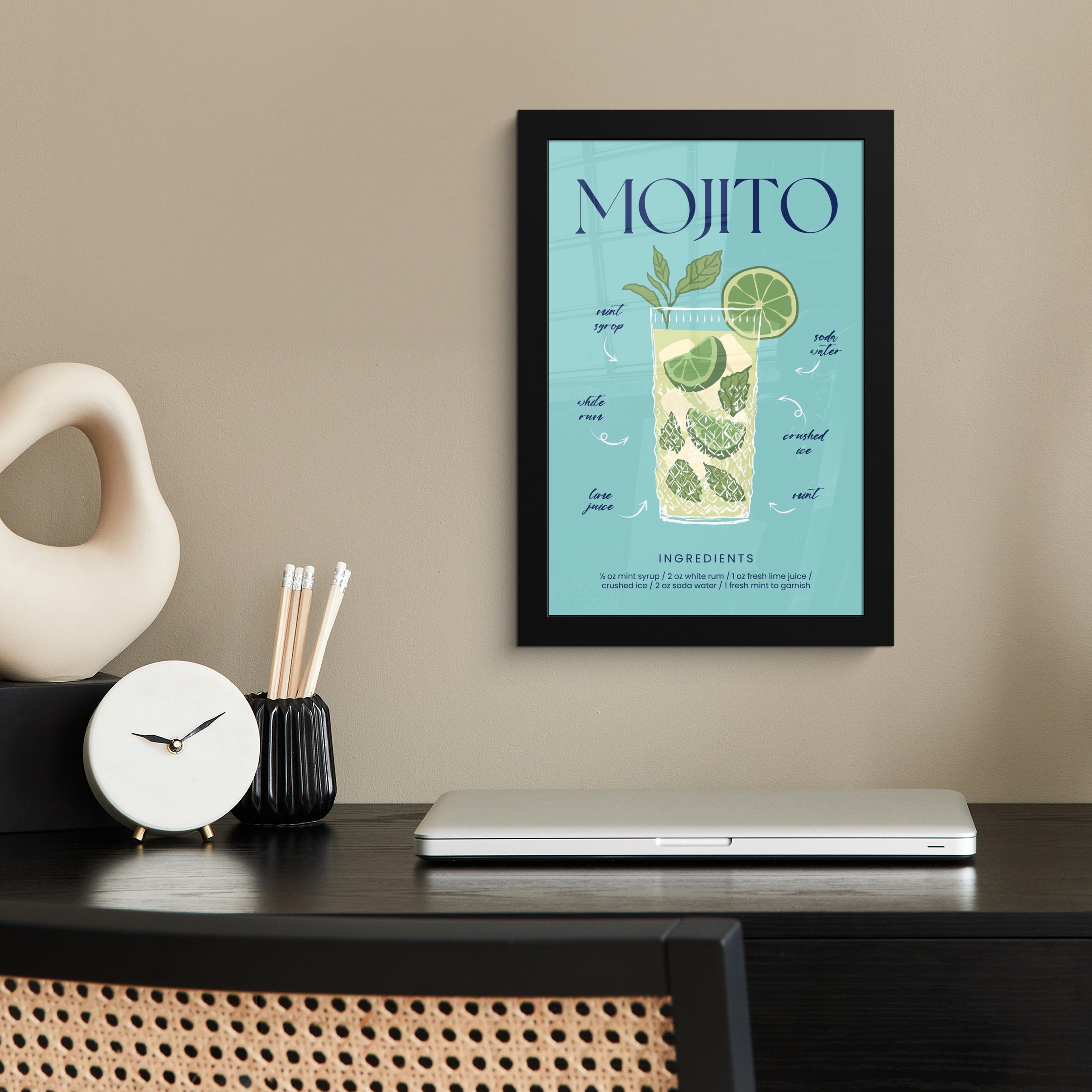 MuchoWow Poster Vintage - Mojito - günstig online kaufen