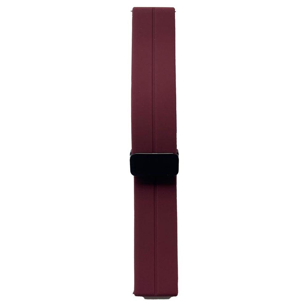 Peter Jäckel Smartwatch-Armband Armband 20mm Easy Magnet Bordeaux