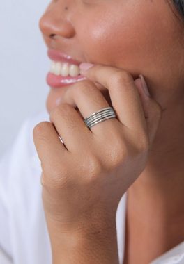 Elli Ring-Set Stapelring Stacking Boho Set (5 tlg) Silber