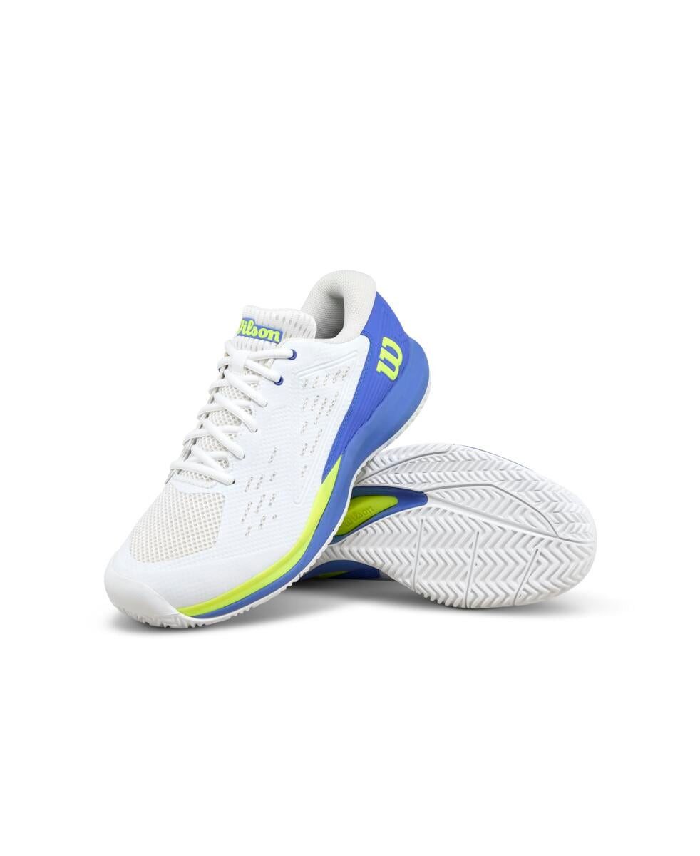 Wilson Rush Pro Ace Allcourt (2E/weit) 2025 weiss/blau Herren