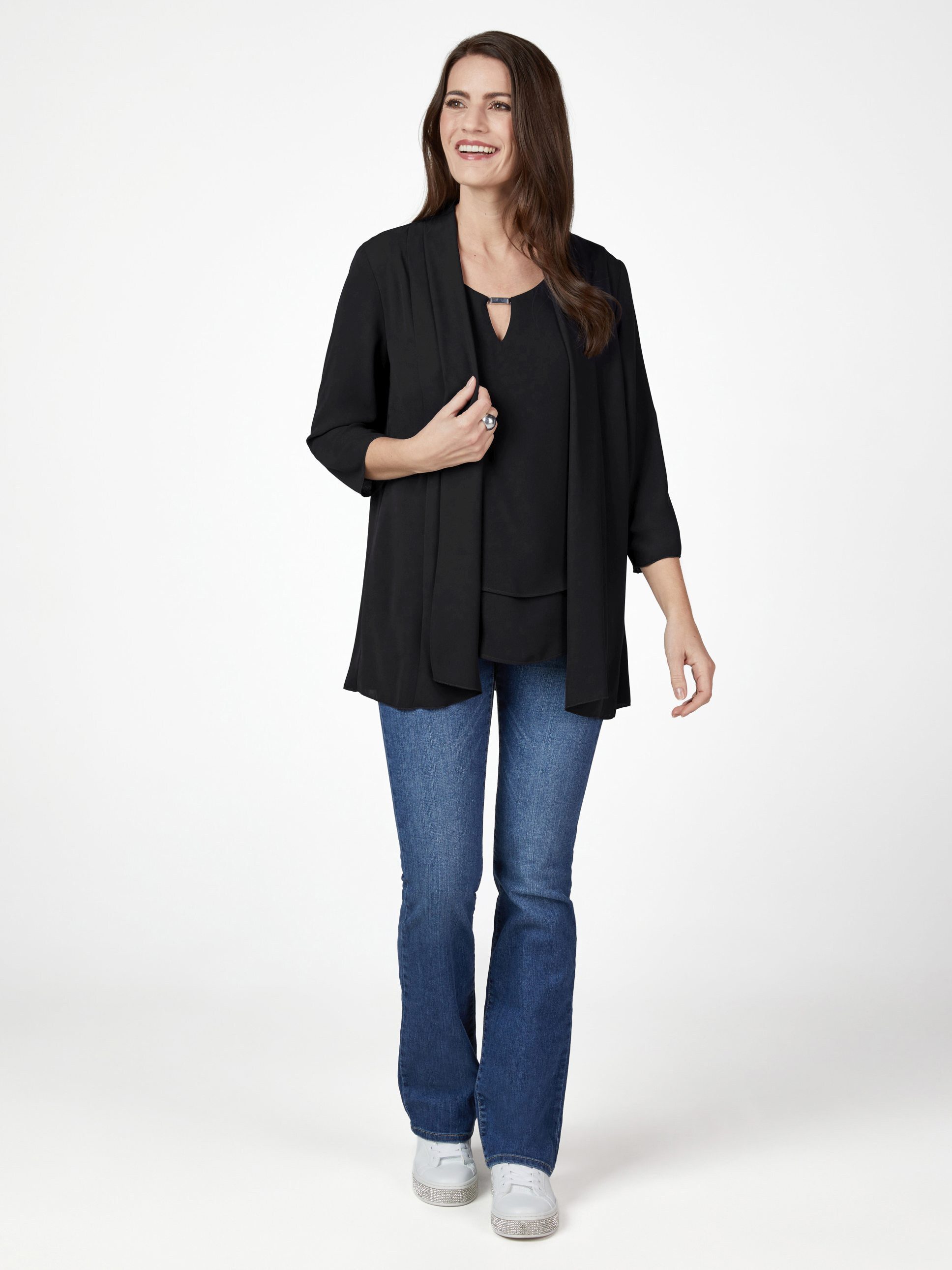 select! By Hermann Lange Longbluse Hermann Lange Kleiderjacke/Bolero/ Hänger