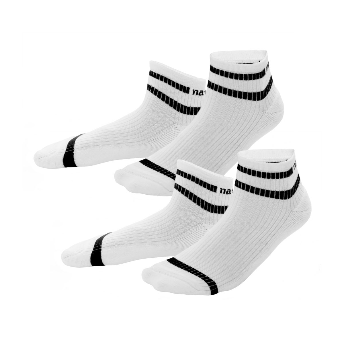 LIVING CRAFTS Sneakersocken ORELL, 2er Pack GOTS zertifiziert