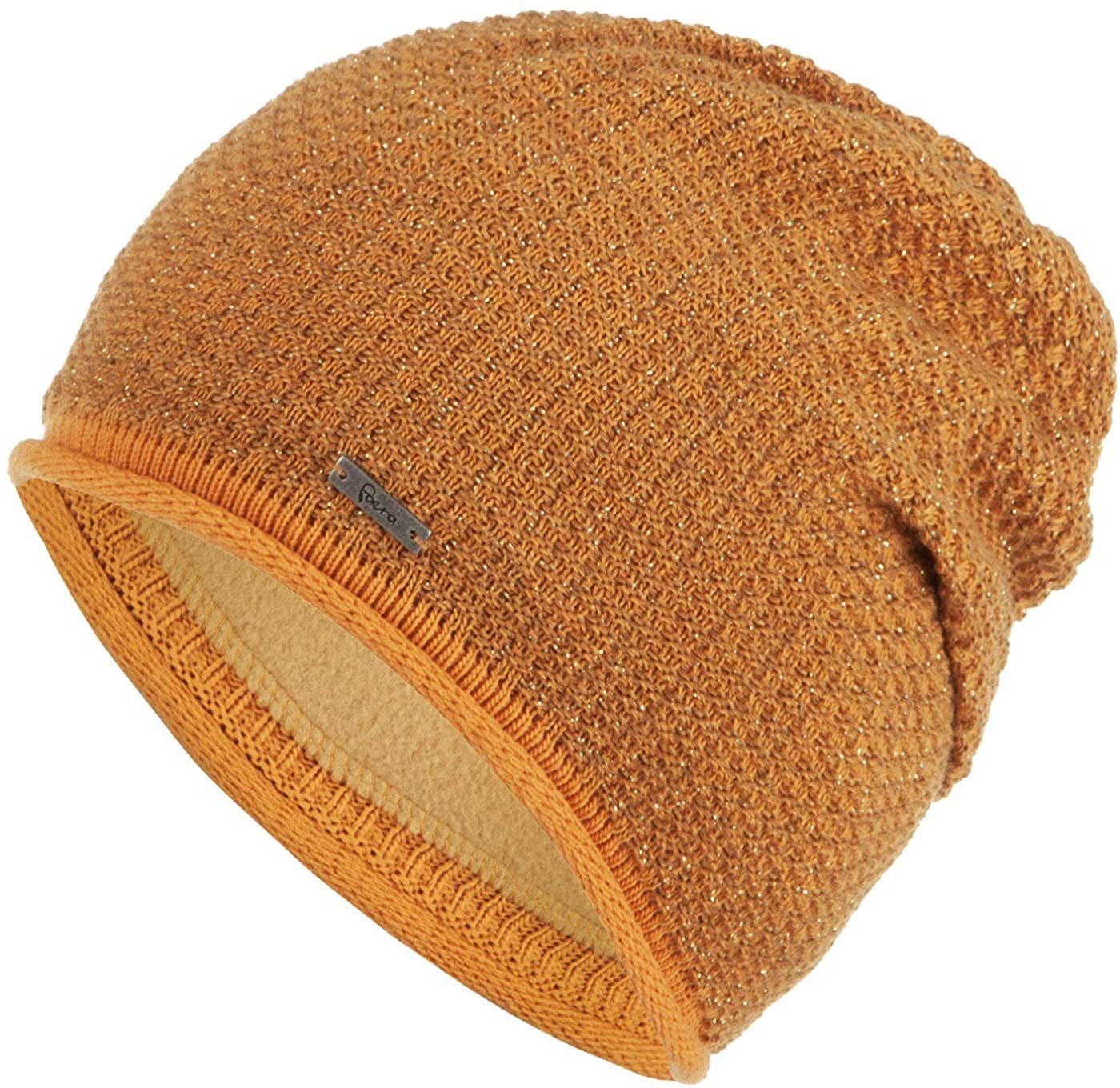 Faera Beanie Faera Wintermütze mit Fleece-Futter Winter Mütze One-Size 06