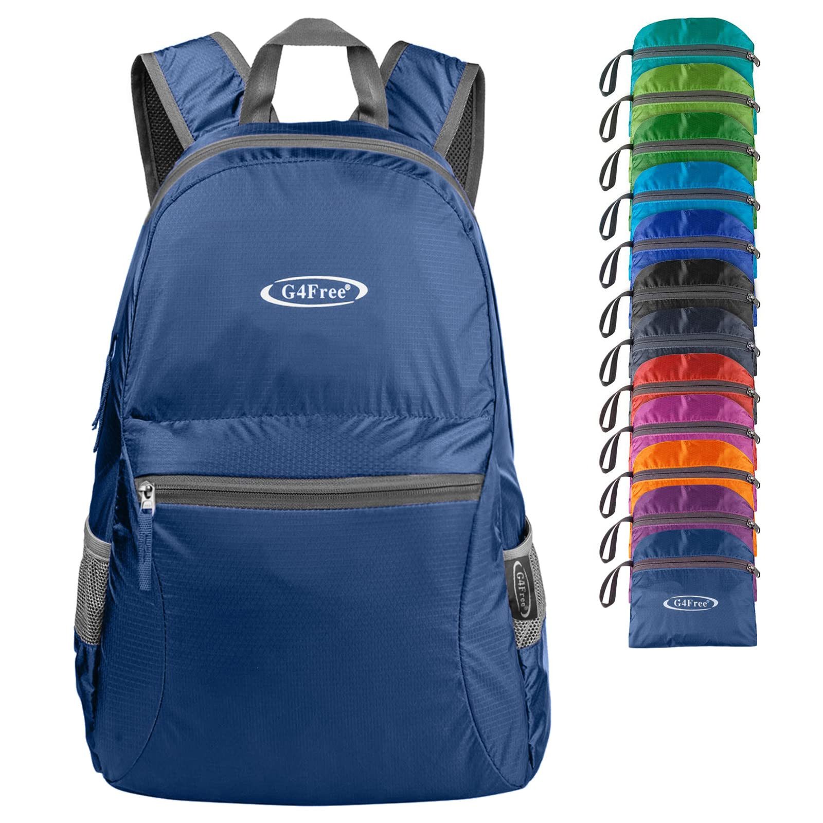 G4Free Trekkingrucksack 20L Trekkingrucksack Reiserucksack Minirucksack Daypack Faltbar, Freizeitrucksack Packsack Tagesrucksack Wanderrucksack Wasserabweisend