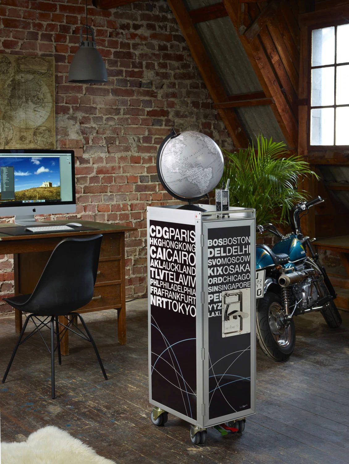 TROIKA Schreibgeräteetui MINI TROLLEY