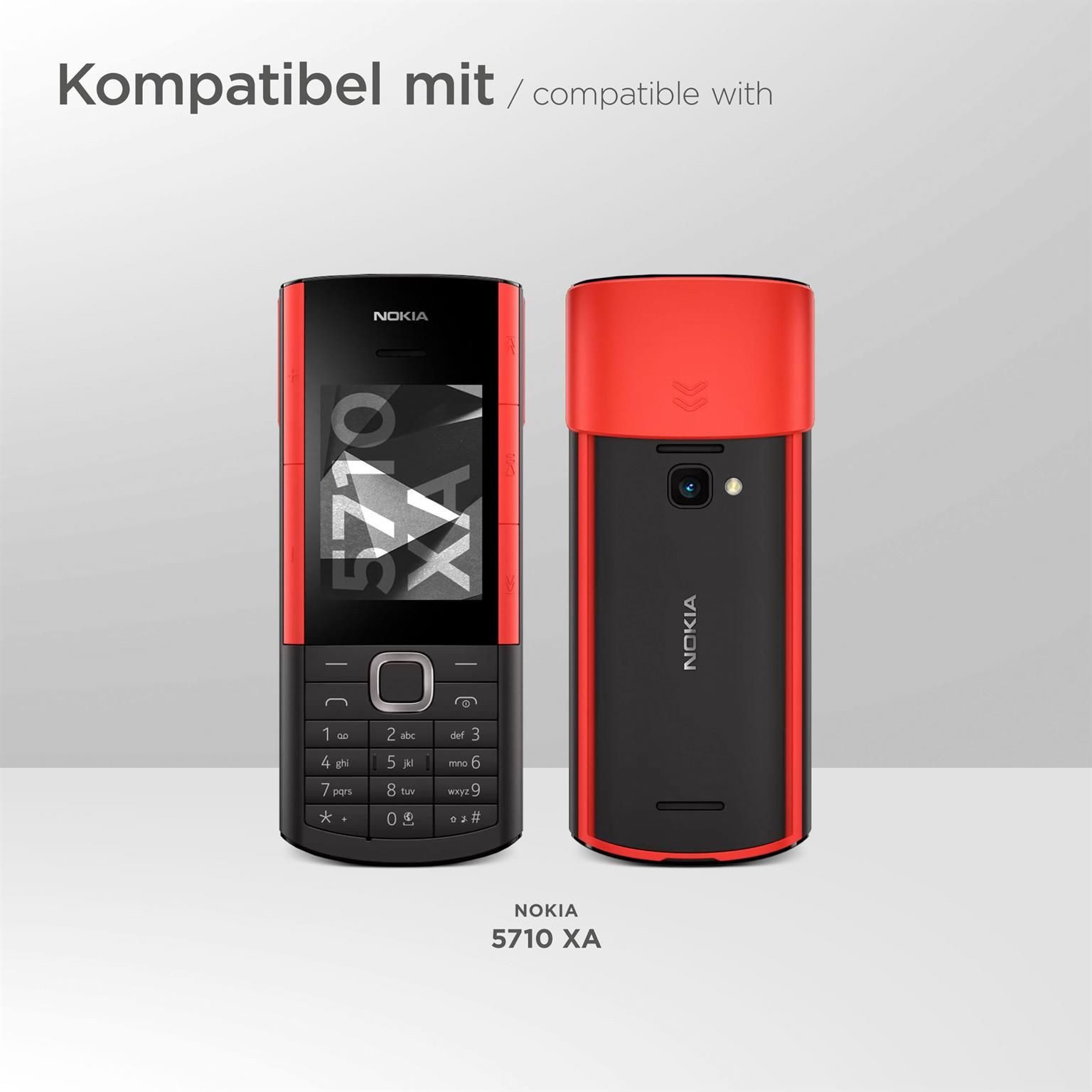 ONEFLOW Handyhülle für Nokia 5710 XA Wasserdichte Tasche BeachBag Schwarz 2,4 Zoll, Hülle mit Touch Kamera Fenster IPX8 Unterwasser-Tasche zum Schwimmen