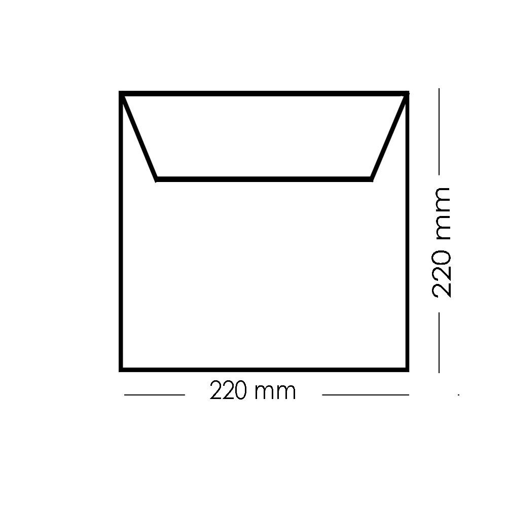 Thumbnail - Paper24 Briefumschlag 25 Stück 220 x 220 mm, 120 g/m² in Bordeaux