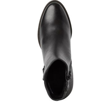 Tamaris Elegante Leder Stiefelette Schwarz Stiefelette Echtes Leder