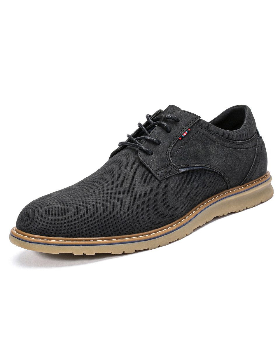 Allthemen Schnürschuh Herren Schnürschuhe im Vintage Look Business-Casual Freizeitschuhe