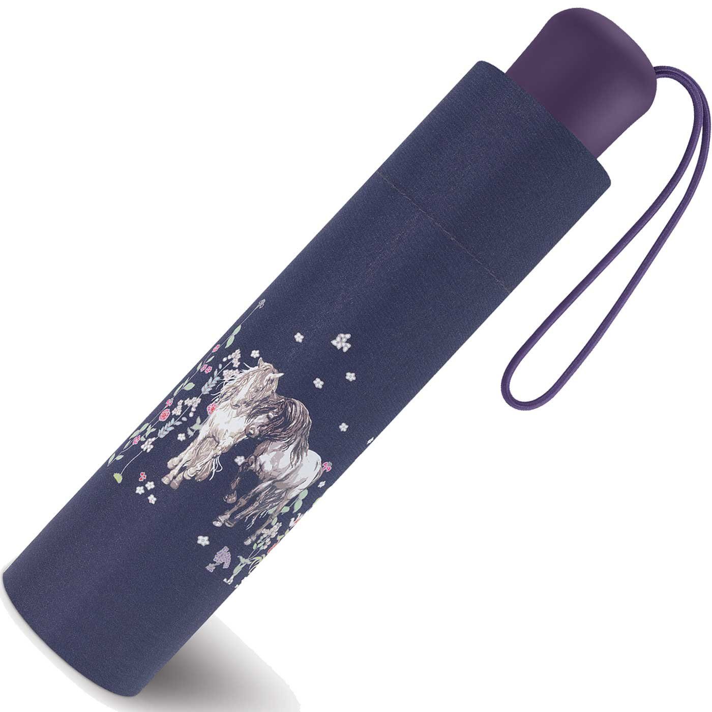 Scout Taschenregenschirm Mini Kinderschirm Basic reflektierend bedruckt, leicht